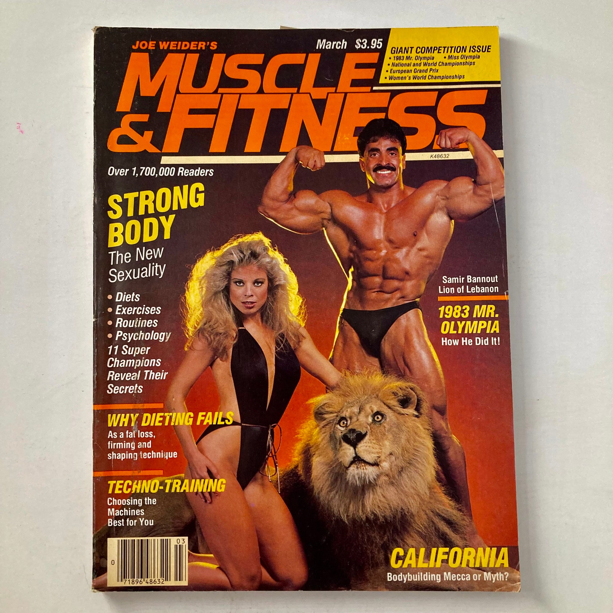 Joe Weider's Muscle & Fitness Magazine March 1984 Lenka, Samir Bannout & Simba