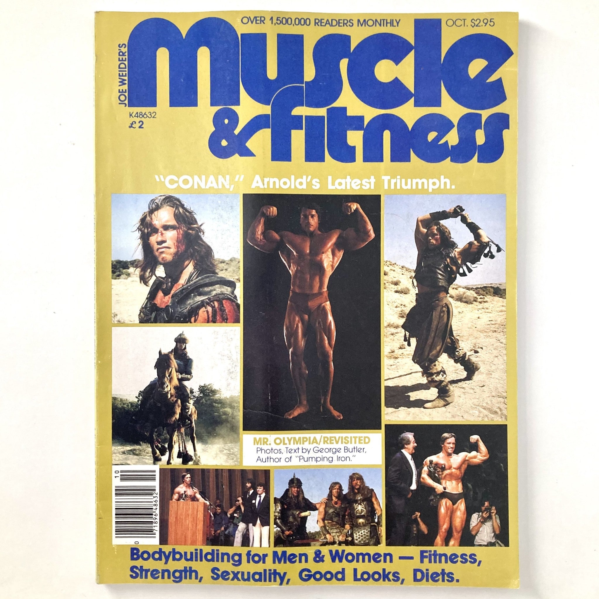 Joe Weider's Muscle & Fitness Magazine October 1981 Arnold Schwarzenegger