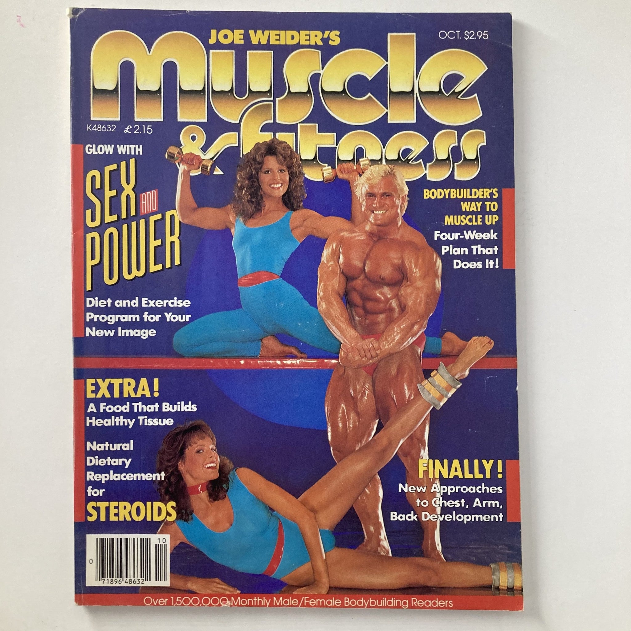 Joe Weider's Muscle & Fitness Magazine October 1982 Candy Csencsits, Tom Platz