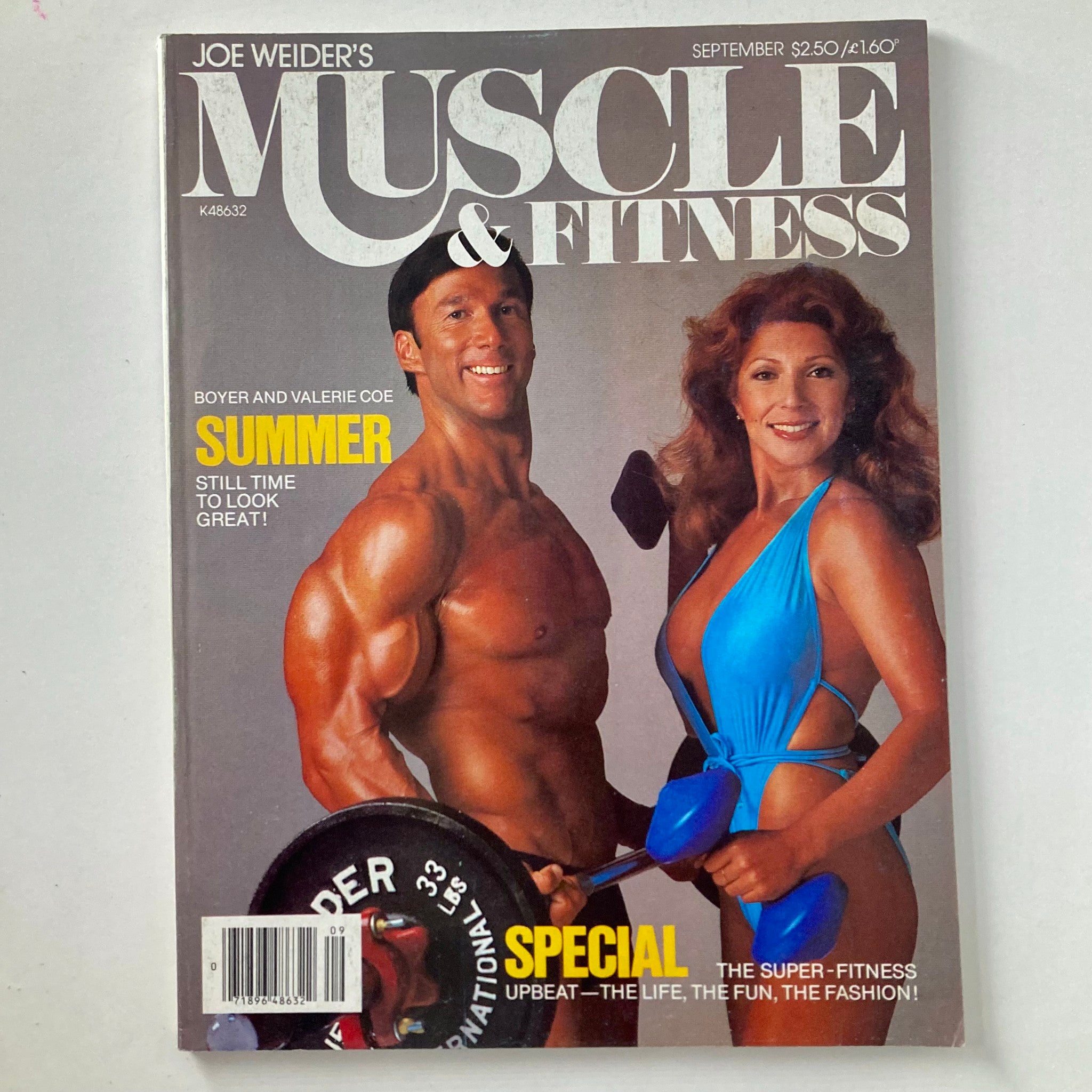 Cover of Joe Weider's Muscle & Fitness Magazine September 1980 featuring Boyer Coe and Valerie Coe, showcasing fitness and bodybuilding themes.