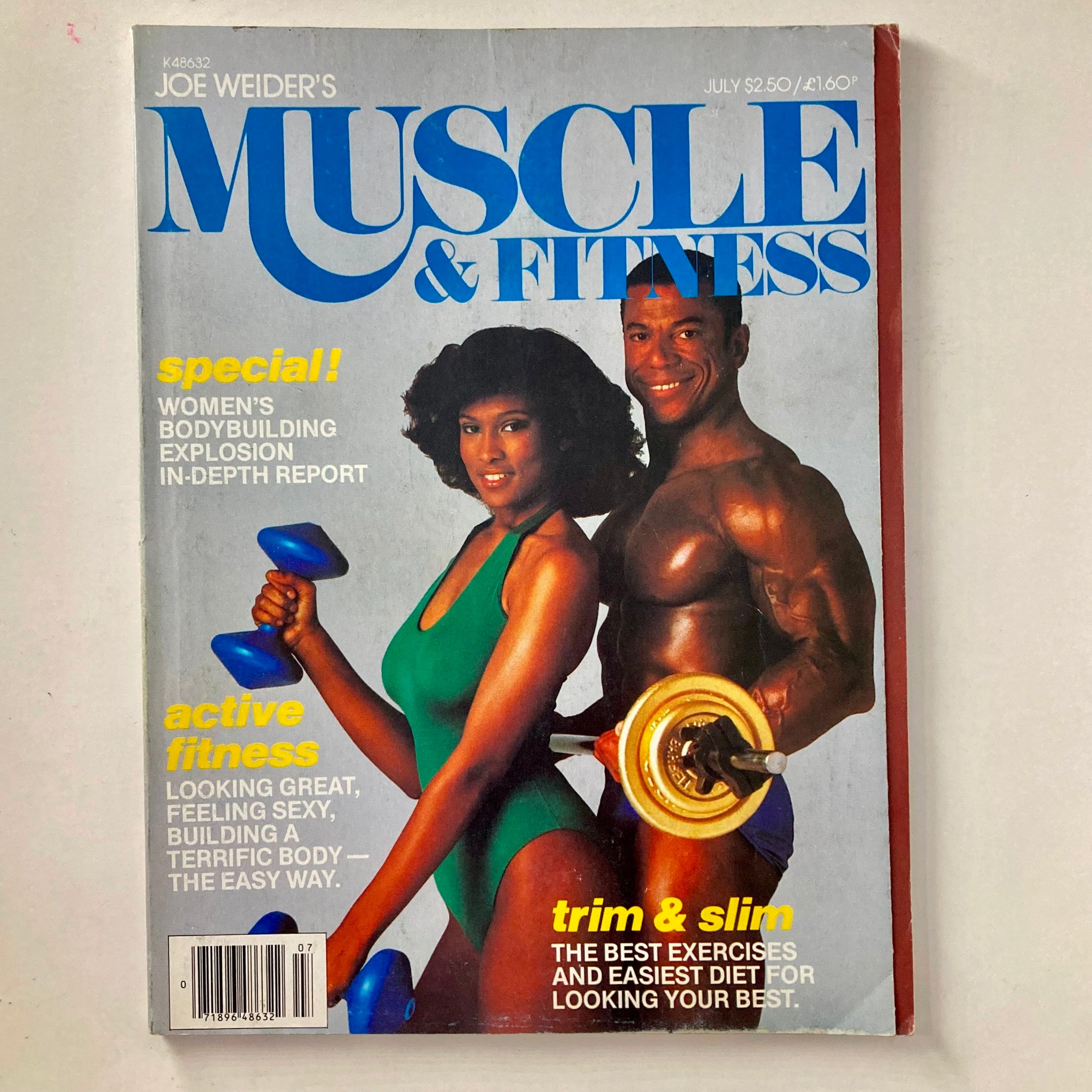 Joe Weider's Muscle & Fitness Magazine July 1980 Chris Dickerson Cover