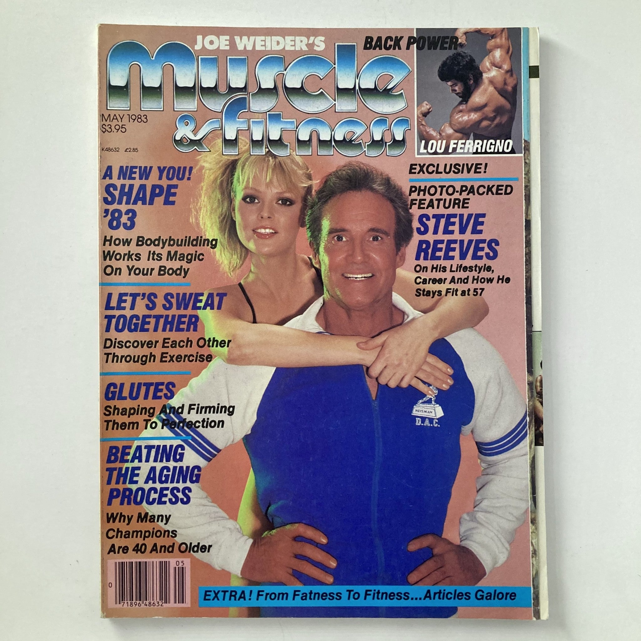 Joe Weider's Muscle & Fitness Magazine May 1983 Steve Reeves & Terri Lynn