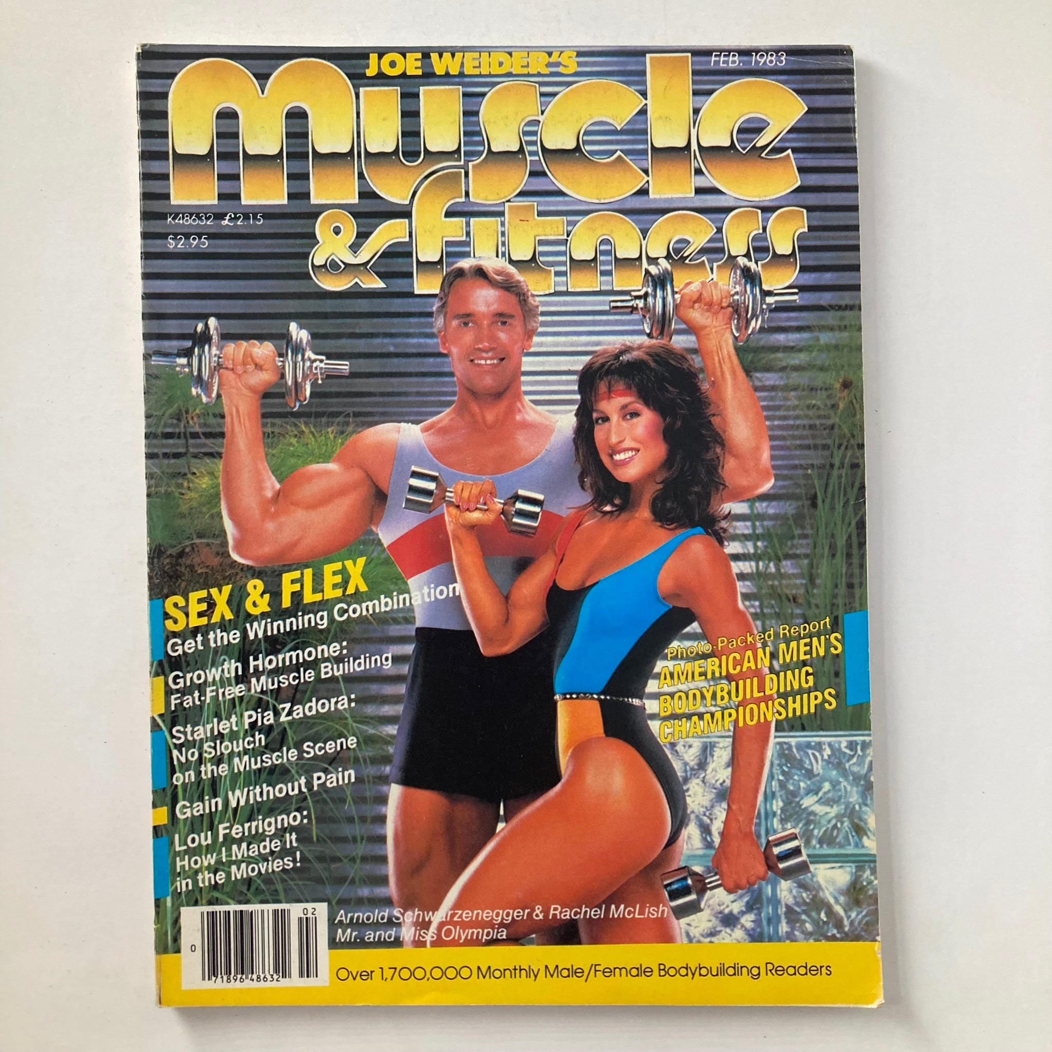 Joe Weider's Muscle & Fitness Magazine February 1983 Arnold Schwarzenegger