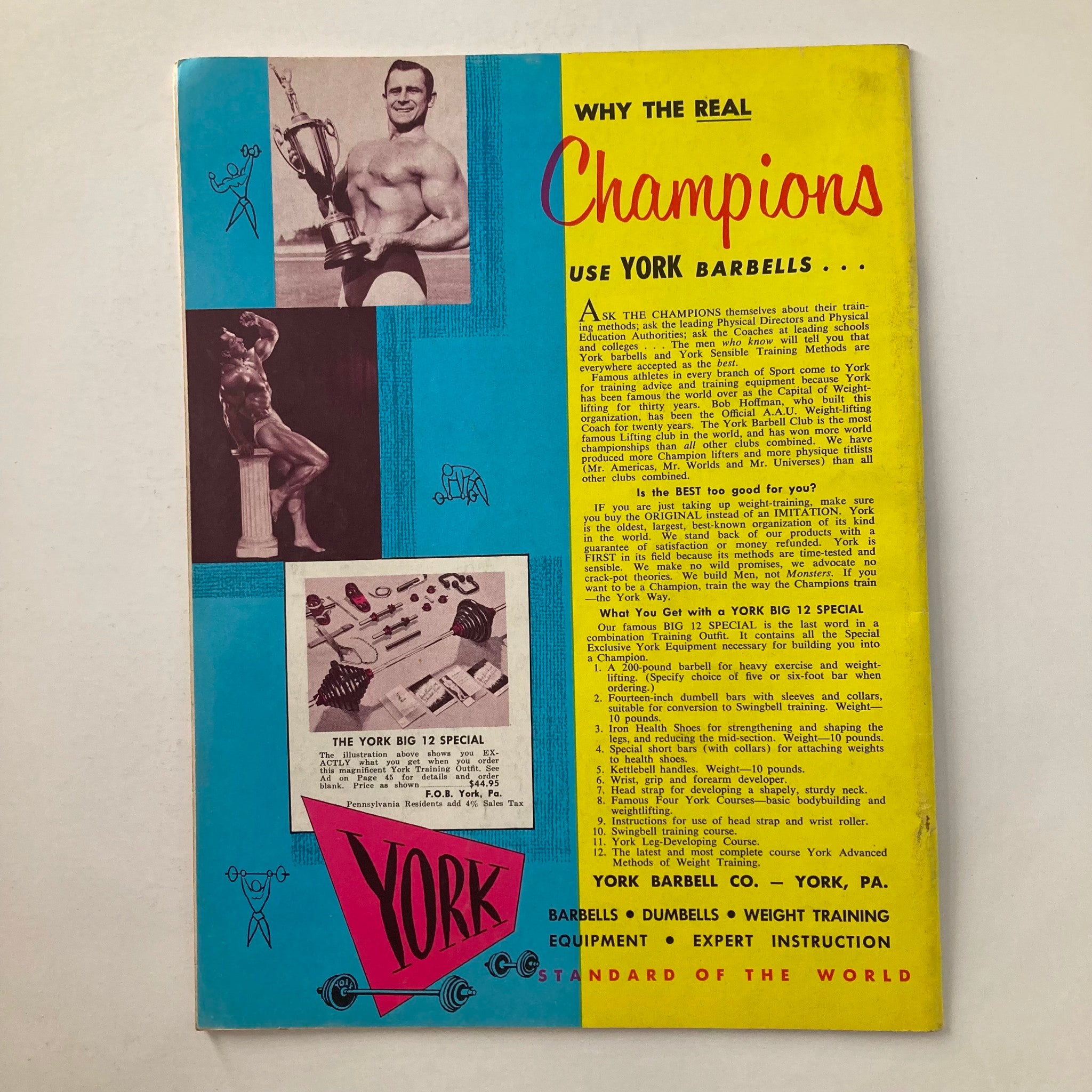 VTG Strength & Health Magazine May 1960 Tom Sansone Temple U. No Label