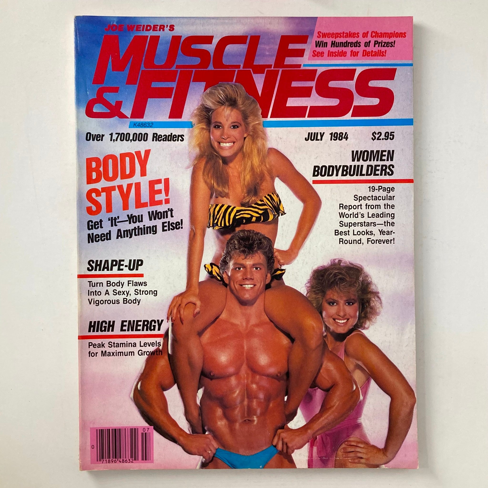 Joe Weider's Muscle & Fitness Magazine July 1984 Winnie Gardner, Marcia Goebel