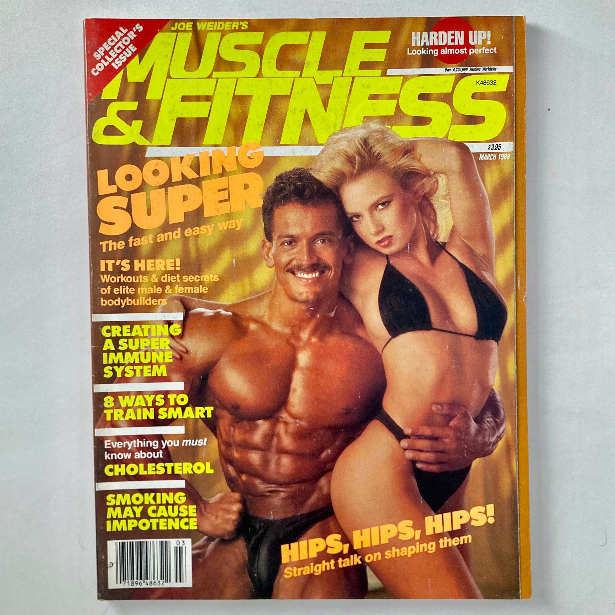 Joe Weider's Muscle & Fitness Magazine March 1988 Lee Labrada & Nora Kuzma