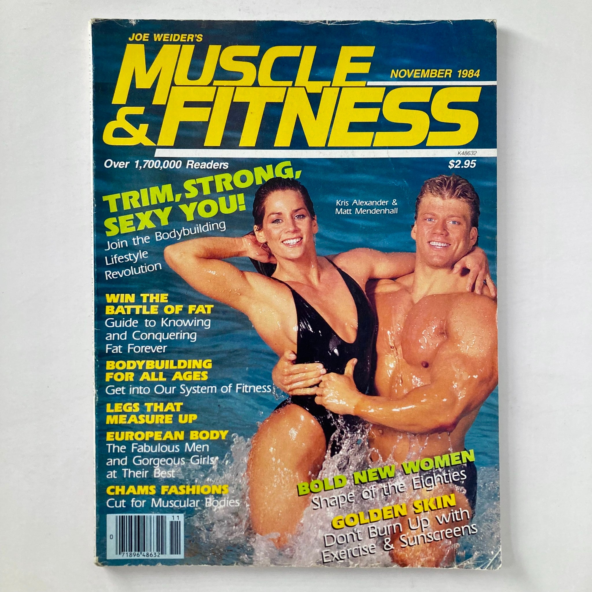 Muscle & Fitness Magazine November 1984 Kris Alexander & Matt Mendenhall