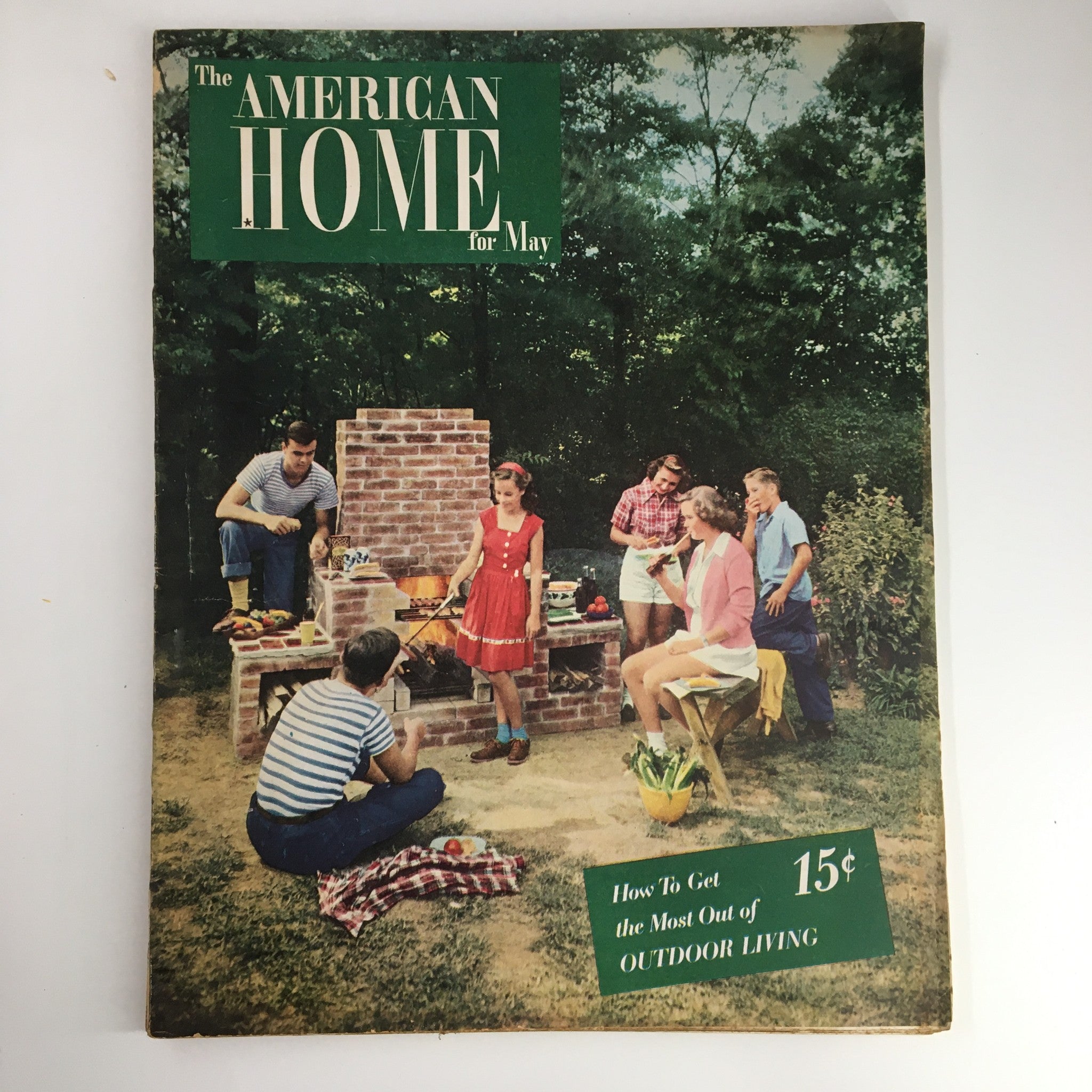 VTG The American Home May 1947 How To Get The Most of Outdoor Living No Label