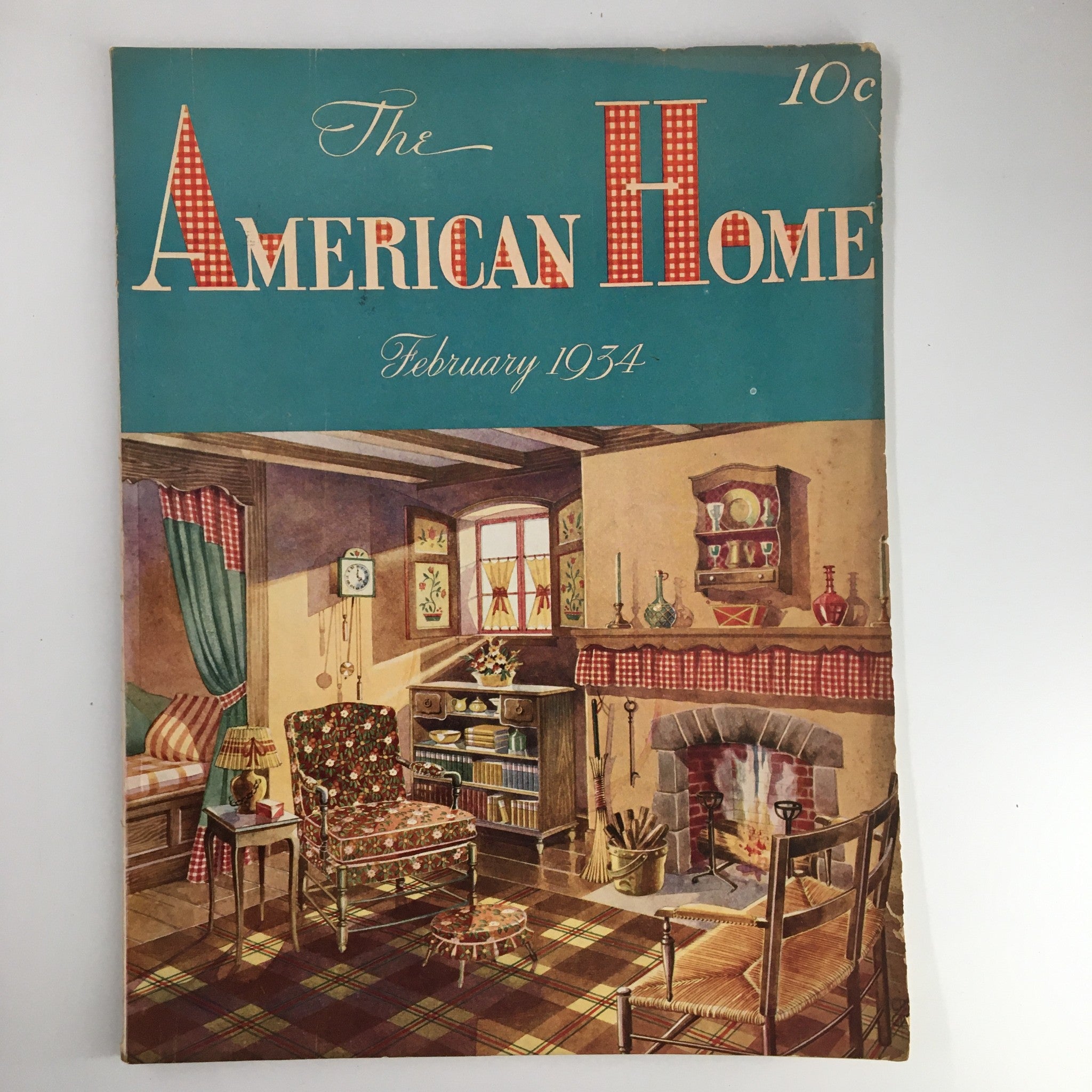 VTG The American Home Magazine February 1934 There's A Hill and A Way No Label