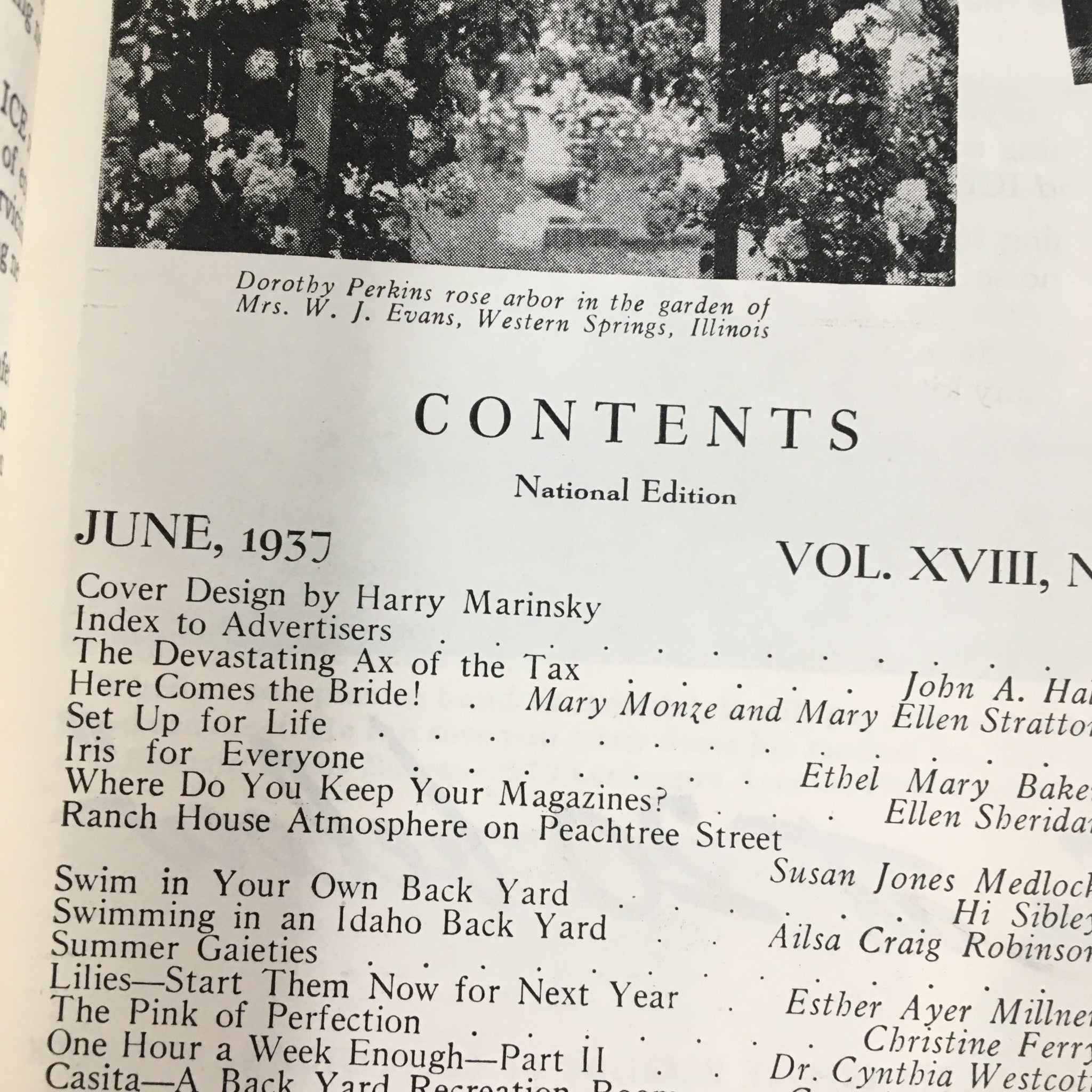 VTG The American Home Magazine June 1937 Lilies Start Them Now For Next Year