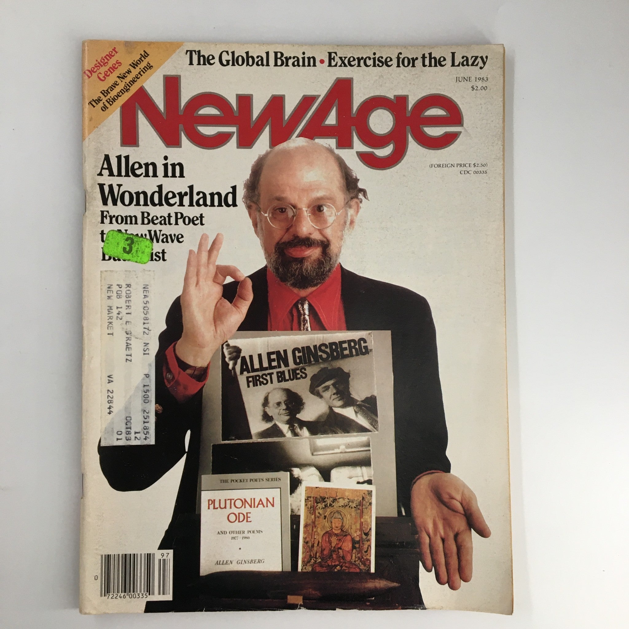 VTG NewAge Magazine June 1983 Allen Ginsberg First Blues in Wonderland