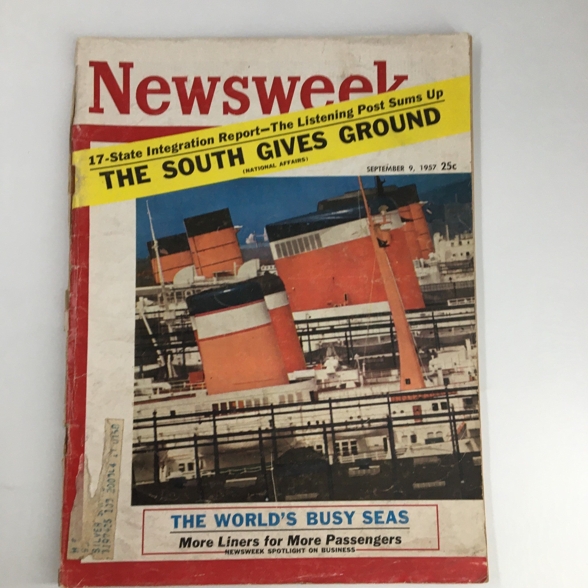 VTG Newsweek Magazine September 9 1957 The South Give Grounds National Affairs