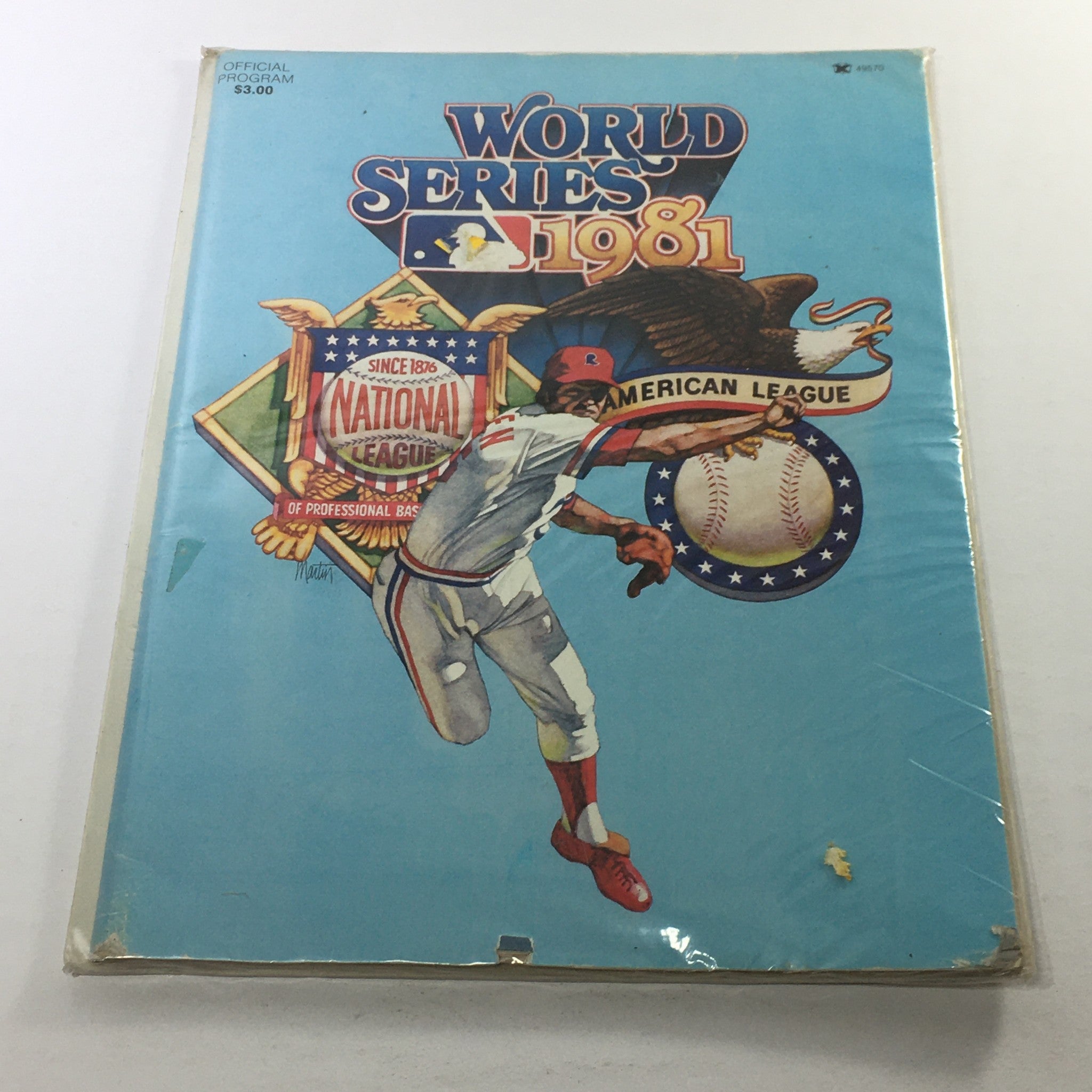 1981 World Series Program: Los Angeles Dodges vs New York Yankees