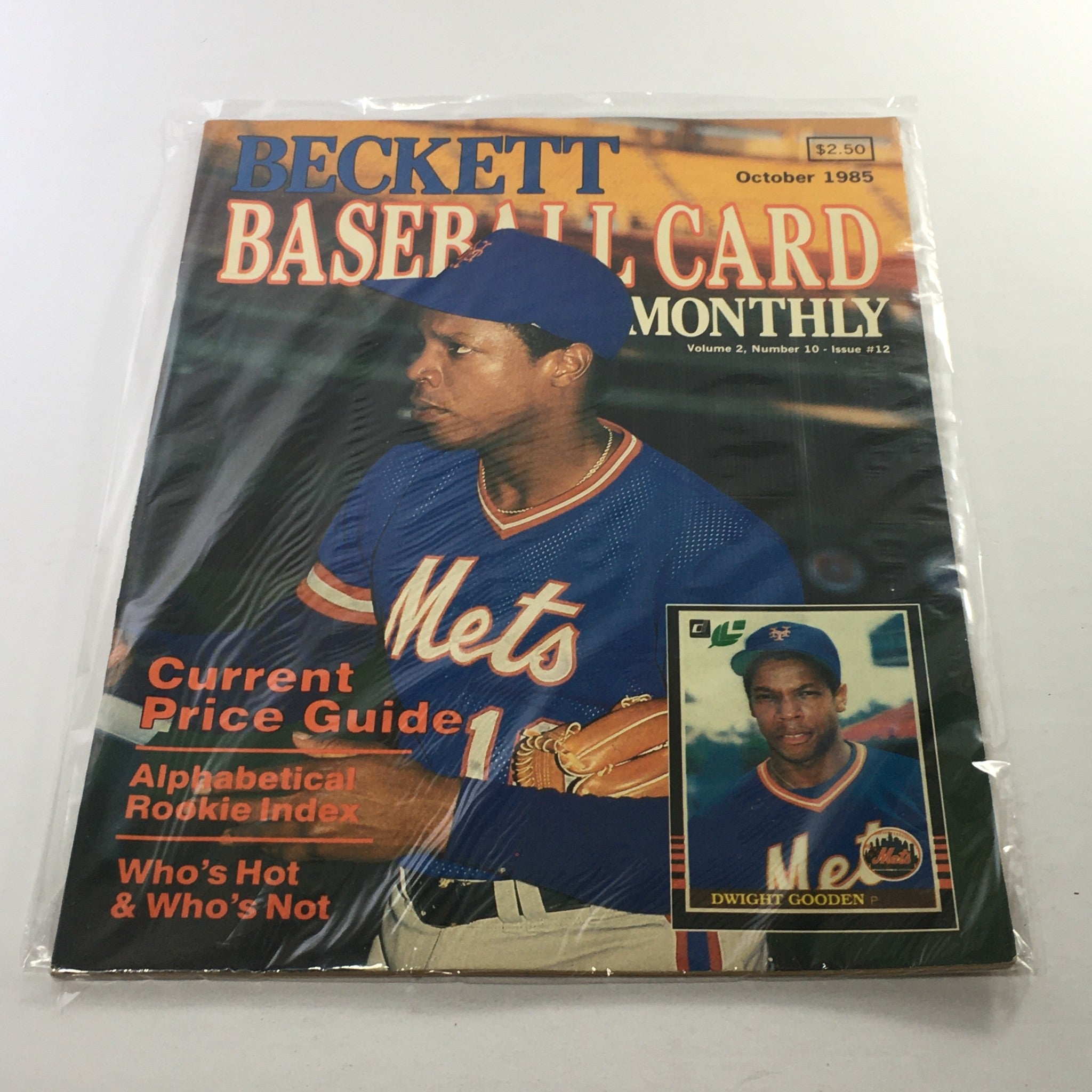 Beckett Baseball Card Monthly: October 1985 - Dwight Gooden/Alphabetical Rookie