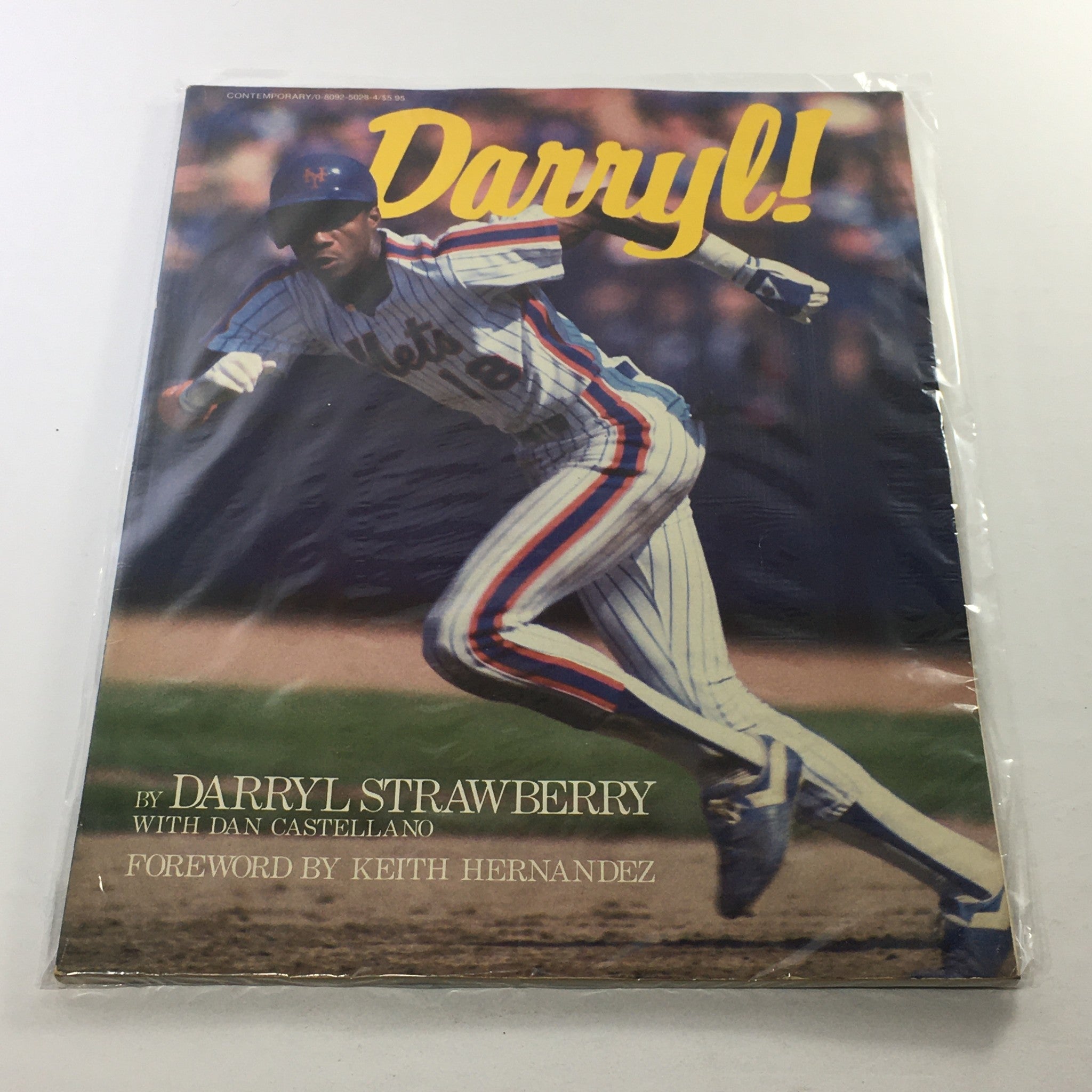 1986 Darryl Strawberry Book by Darryl Strawberry with Dan Castellano