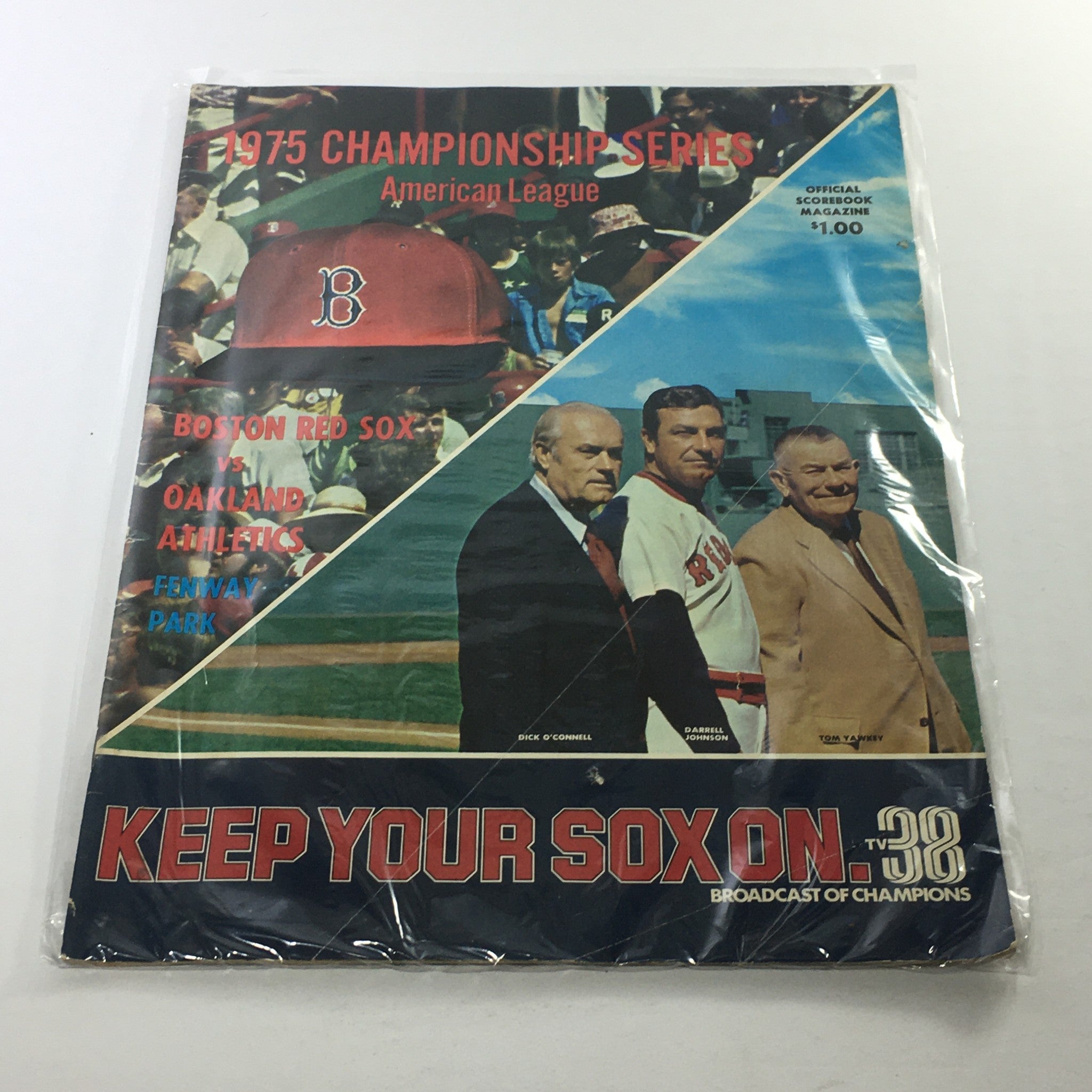 1975 Championship Series American League Boston Red Sox vs Oakland Athletics