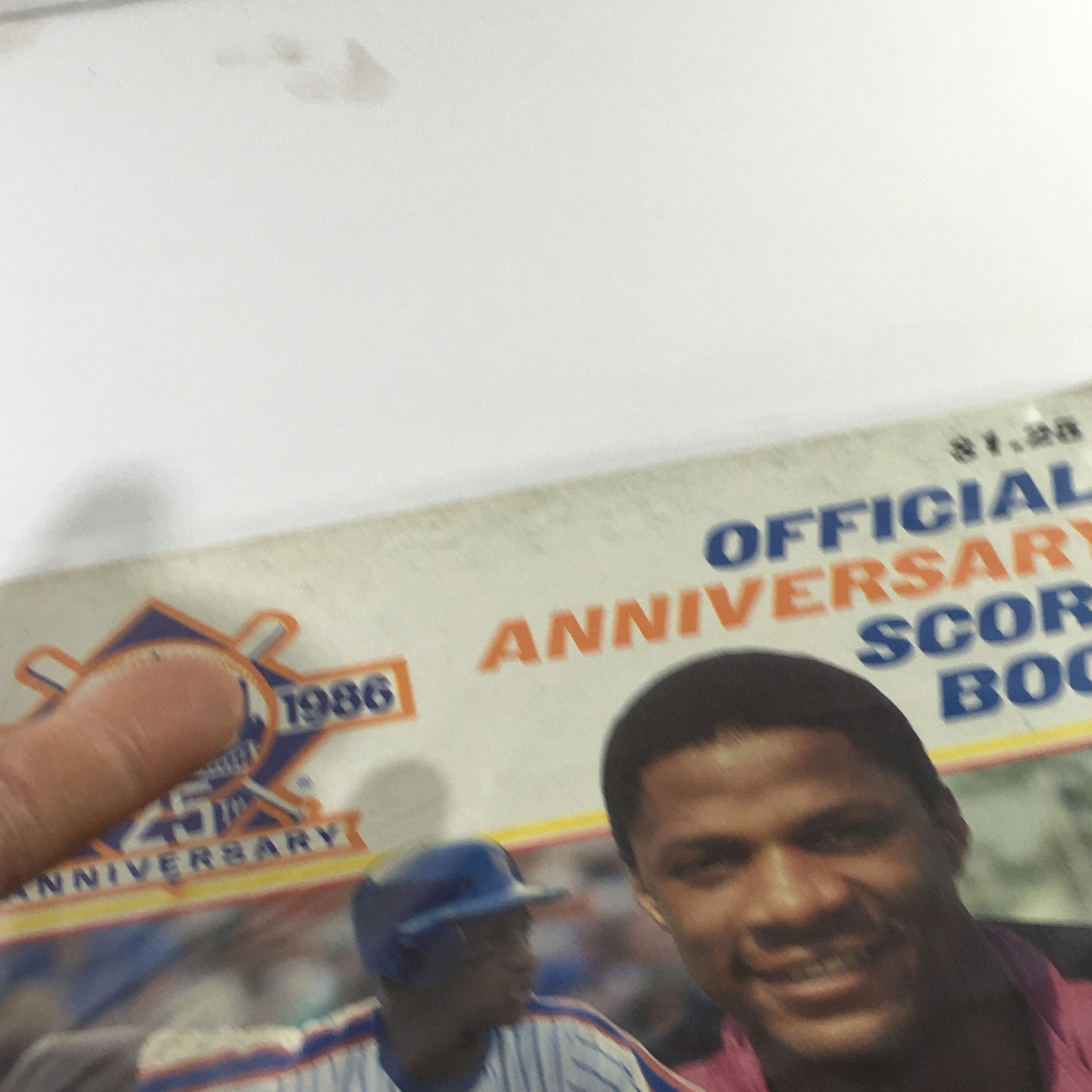 1962-1986 New York Mets Official Score Book 25th Anniversary: Darryl Strawberry