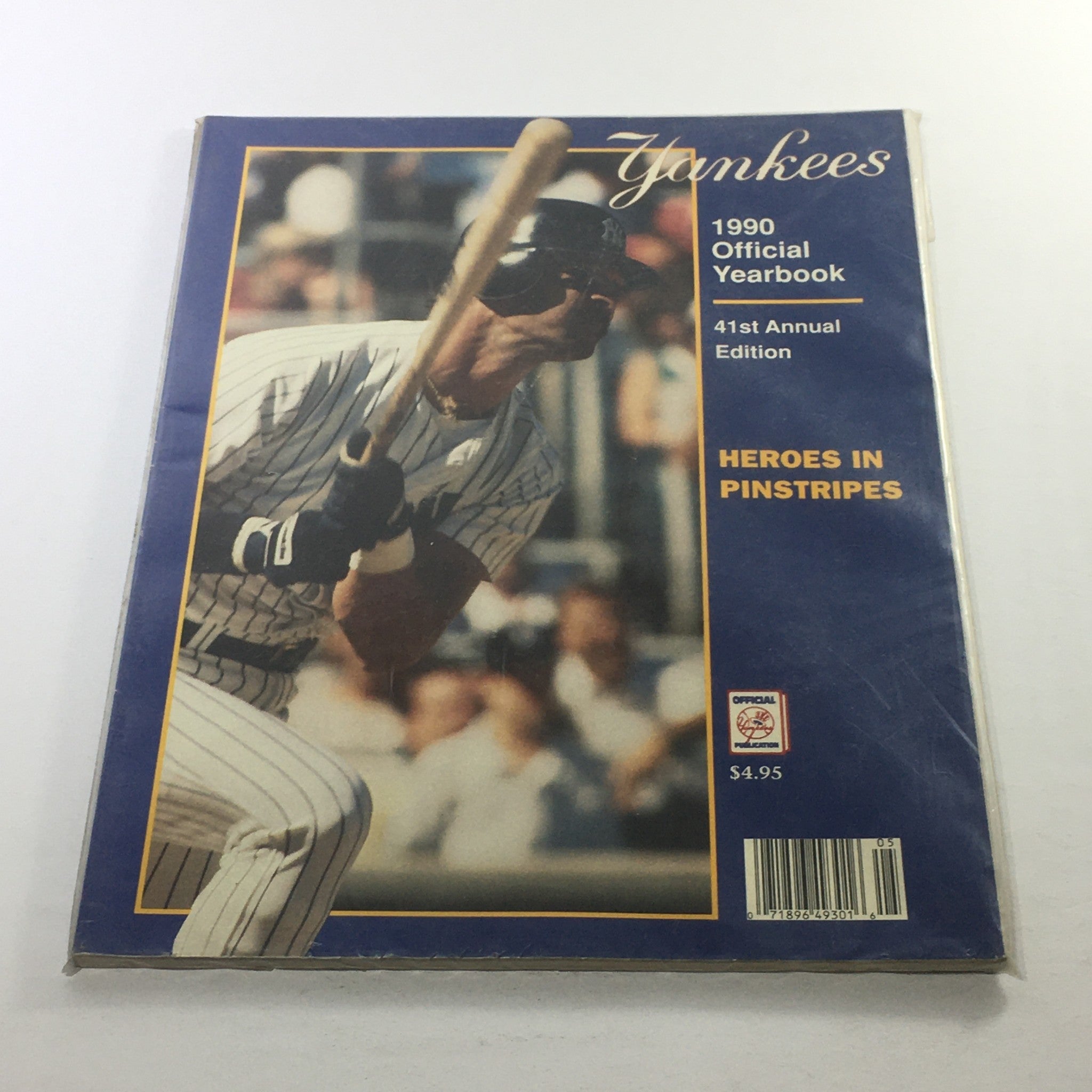 1990 New York Yankees Official Yearbook: Don Mattingly, Heroes In Pinstripes