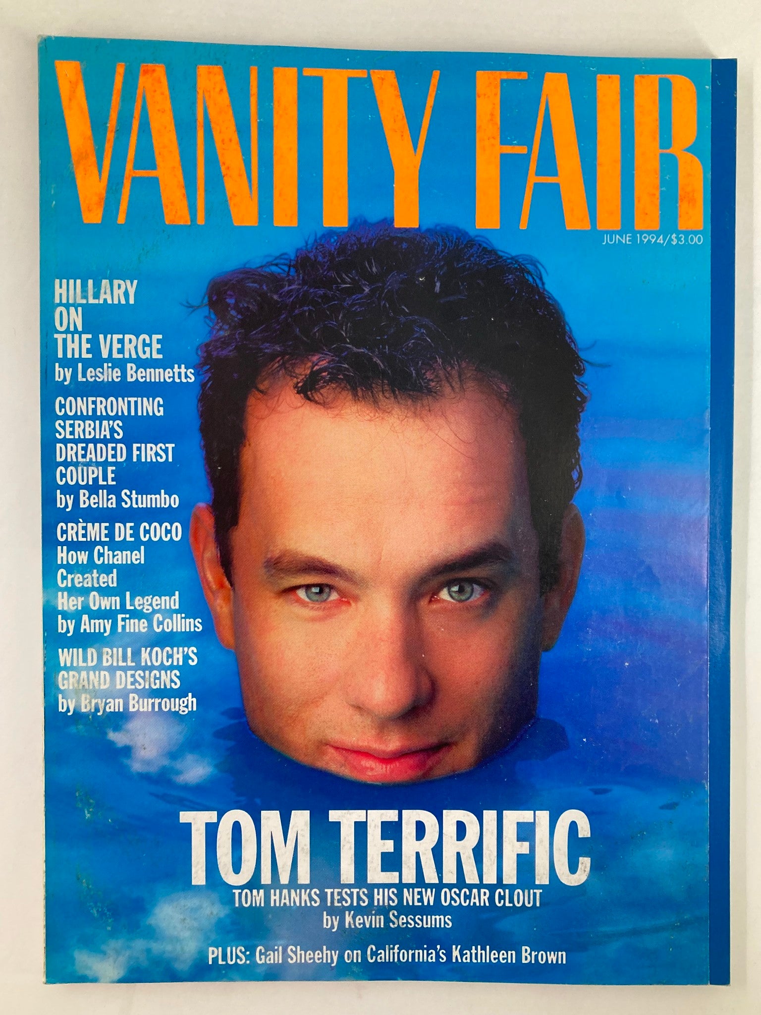 Vanity Fair Magazine June 1994 Tom Hanks Tests His Oscar Clout No Label