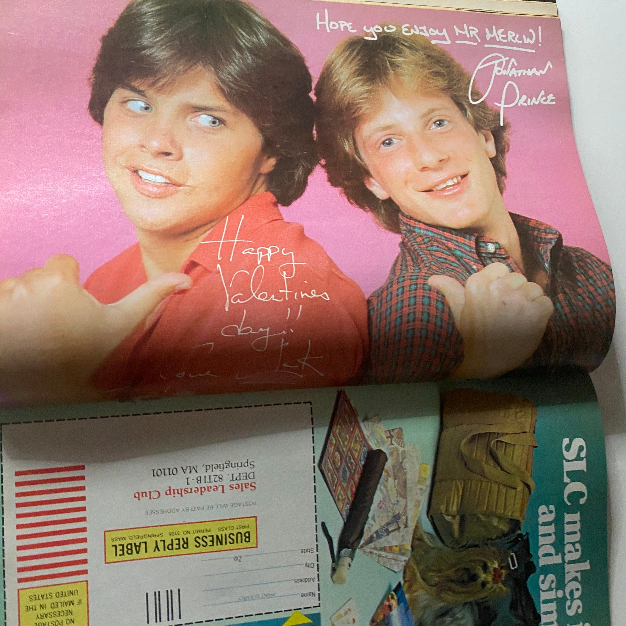 Tiger Beat Magazine February 1982 Ralph Macchio, Peter Barton w Poster