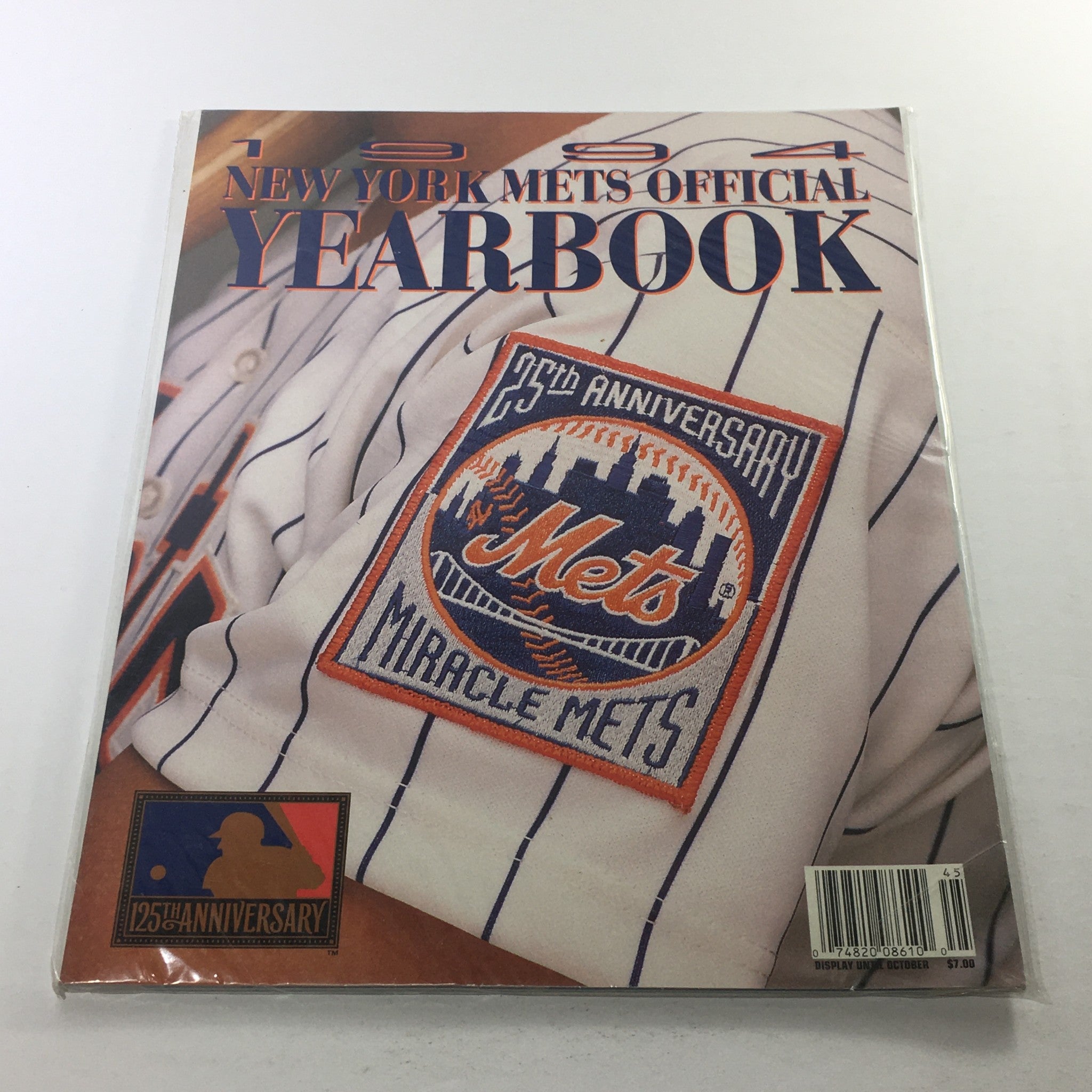 1994 New York Mets Official Yearbook 125th Anniversary: Miracle Mets