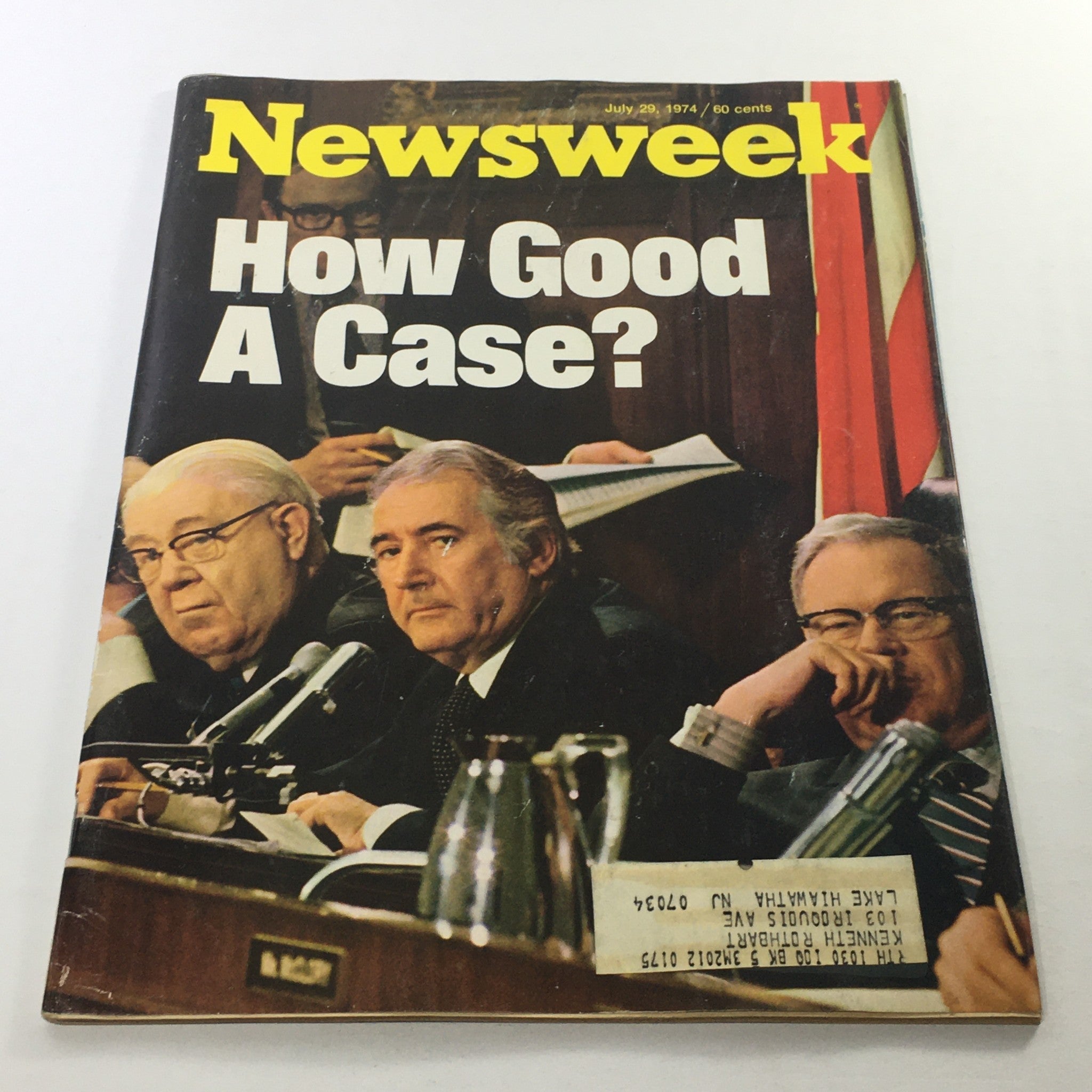 Newsweek Magazine: July 29 1974 - How Good A Case? Richard Nixon Battle Cyprus