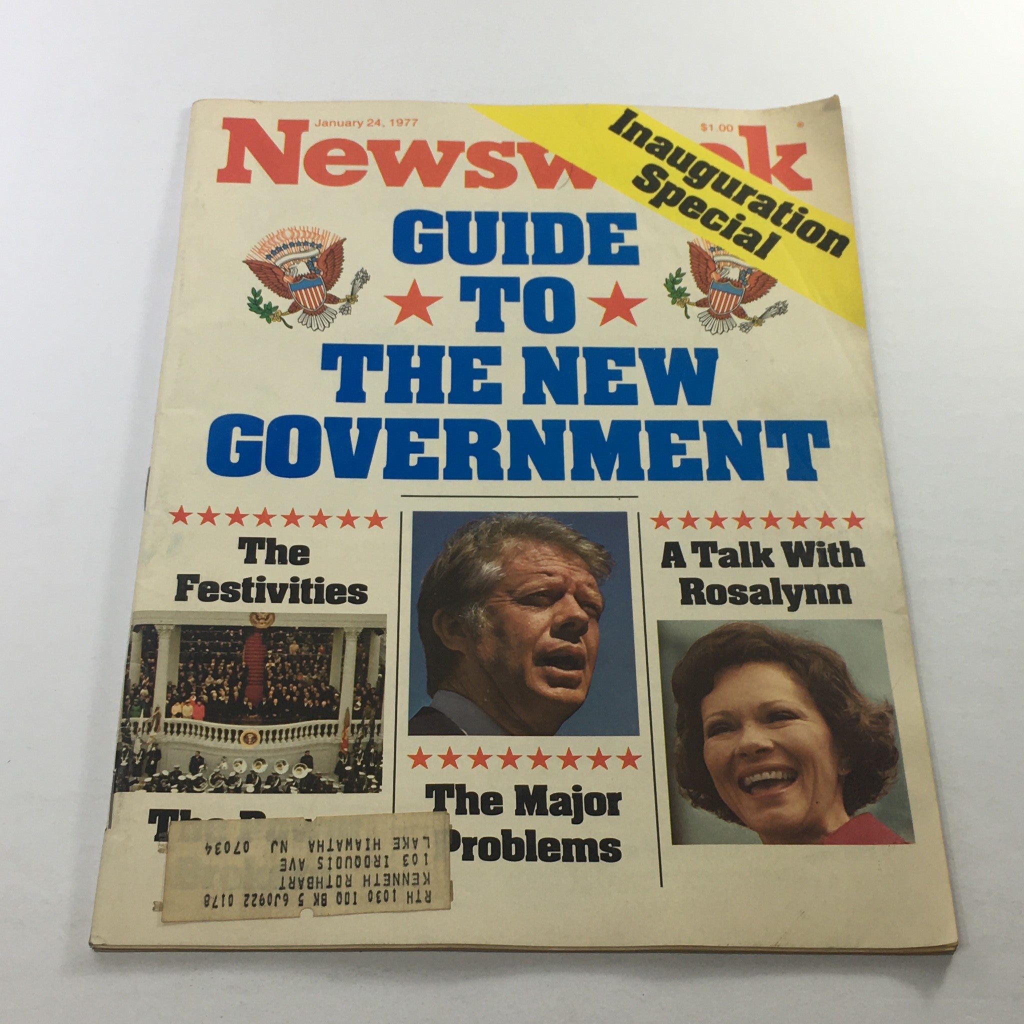 Newsweek Magazine: January 24 1977 - Inauguration: Guide To The New Government