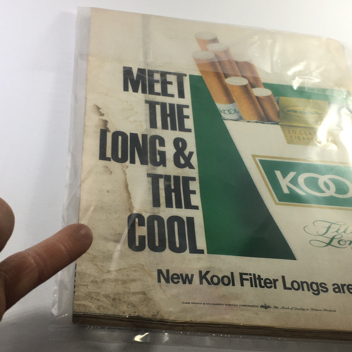 Kool Inside Esquire Magazine: Oct 1968 Edition