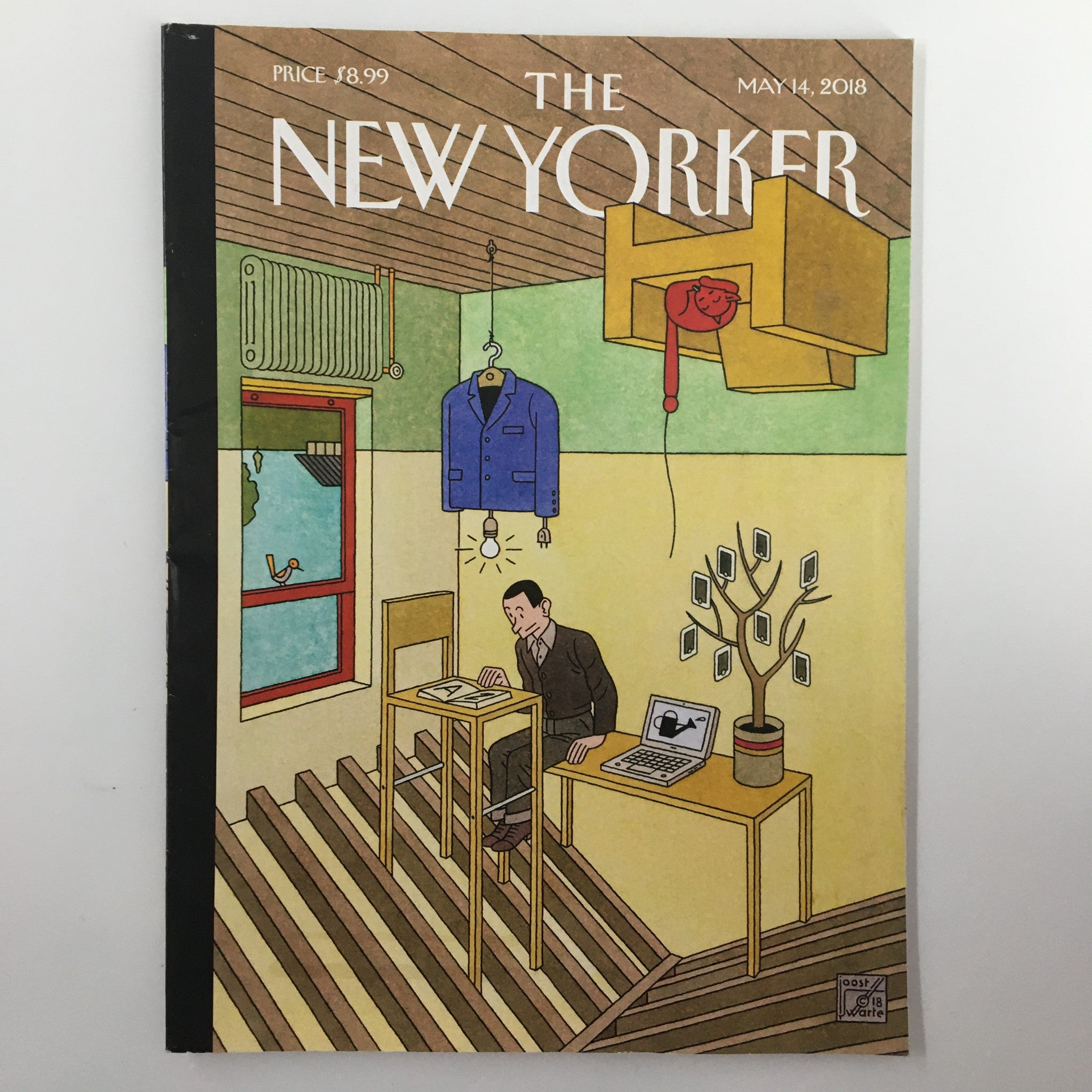 The New Yorker Magazine May 14 2018 Smart Design Cover by Joost Swarte