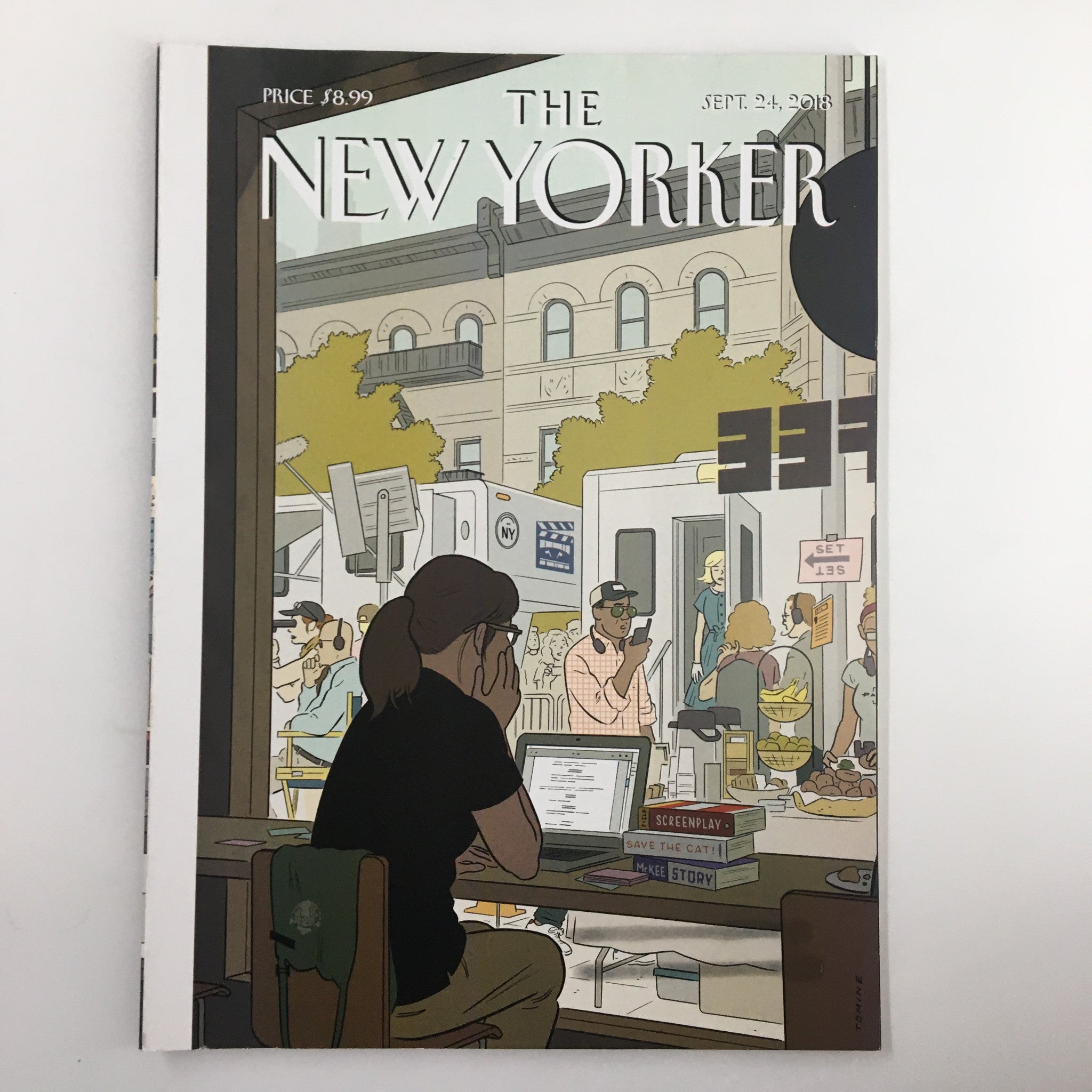 The New Yorker Magazine September 24 2018 Fourth Wall Cover by Adrian Tomine