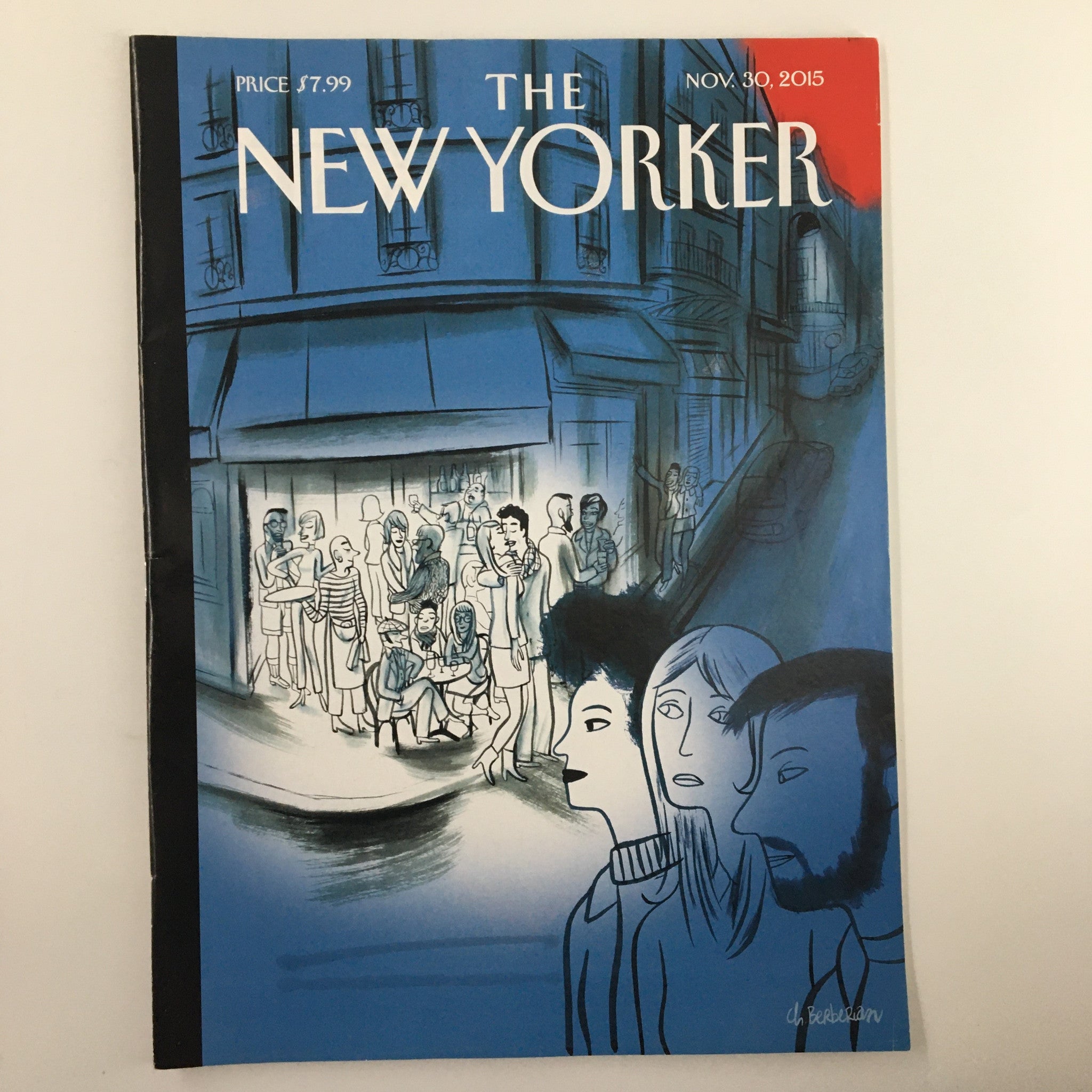 The New Yorker Magazine November 30 2015 Paris November 2015 Charles Berberian