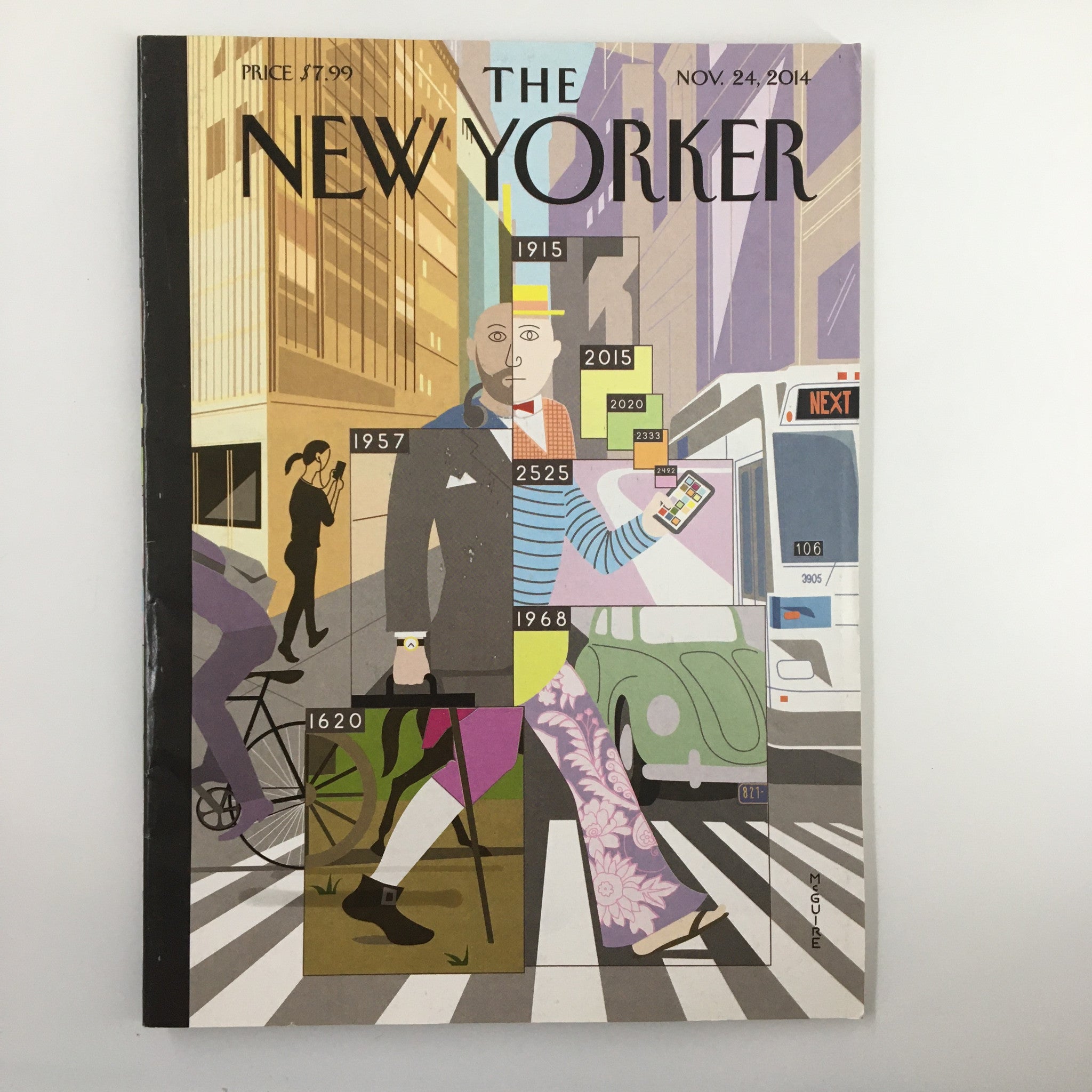 The New Yorker Magazine November 24 2014 Tim Warp Cover by Richard McGuire