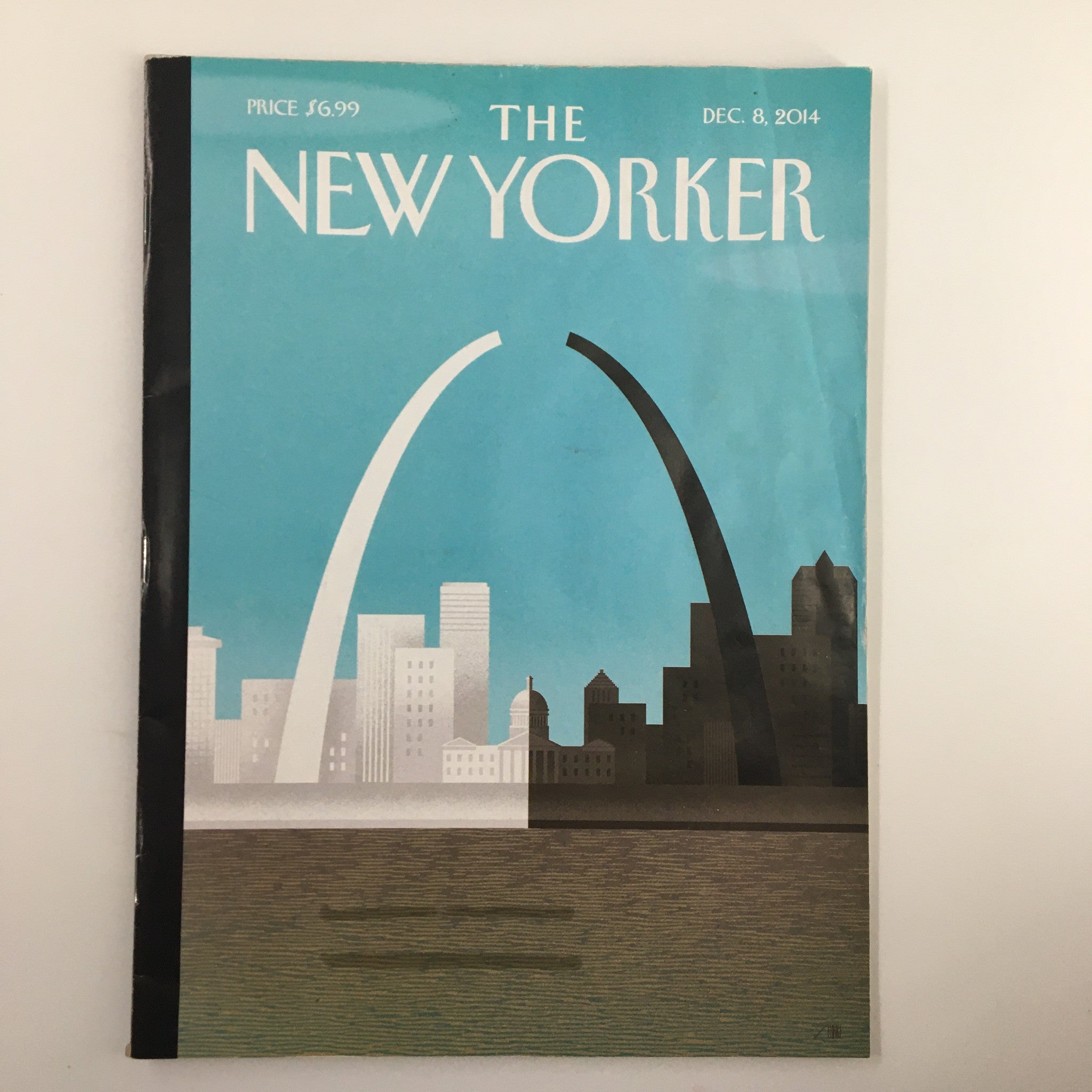 The New Yorker Magazine December 8 2014 Broken Arch Cover by Bob Staake