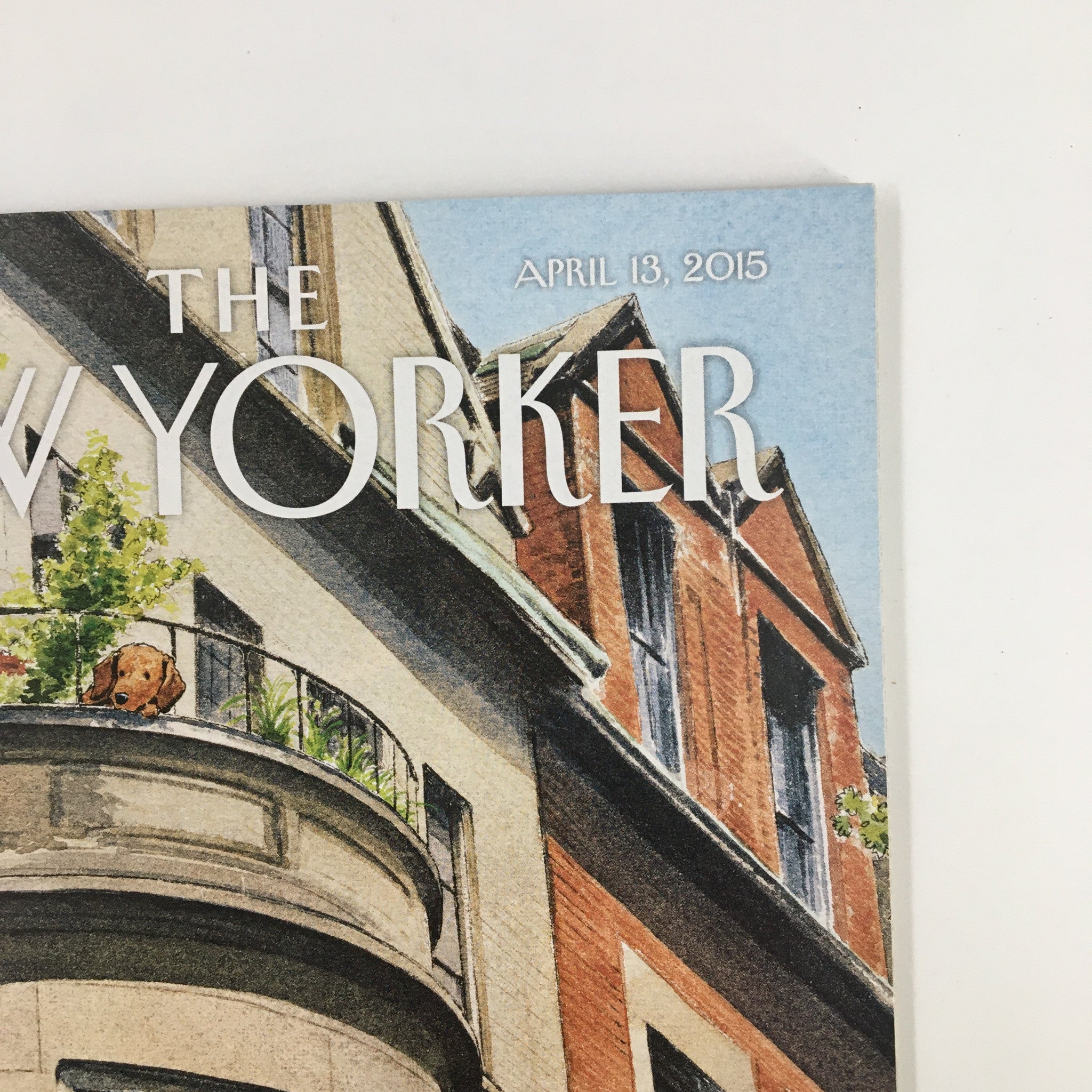 The New Yorker Magazine April 13 2015 Balcony Scene by Harry Bliss No Label VG