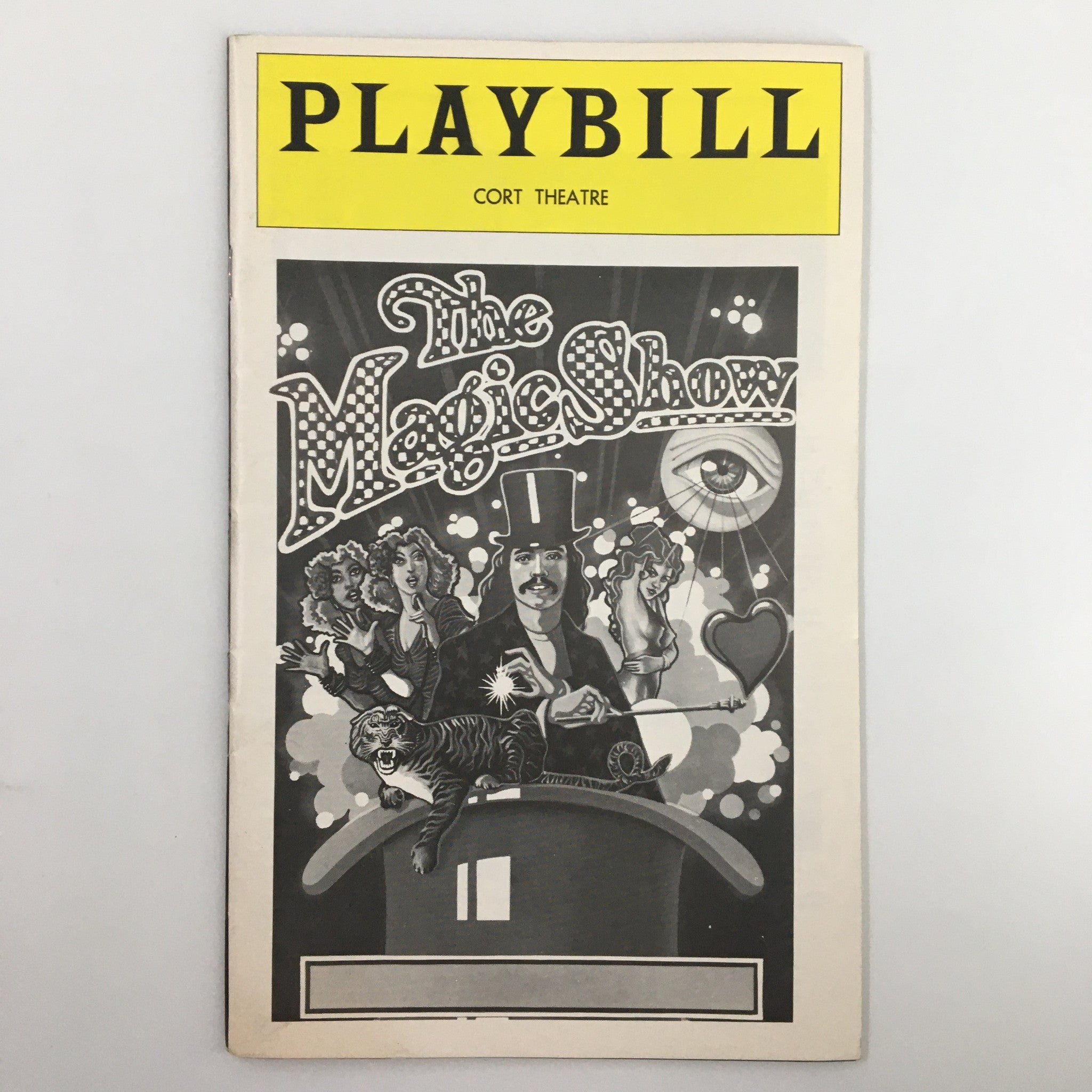 1974 Playbill Cort Theatre Edgar Lansbury in The Magic Show by Grover Dale