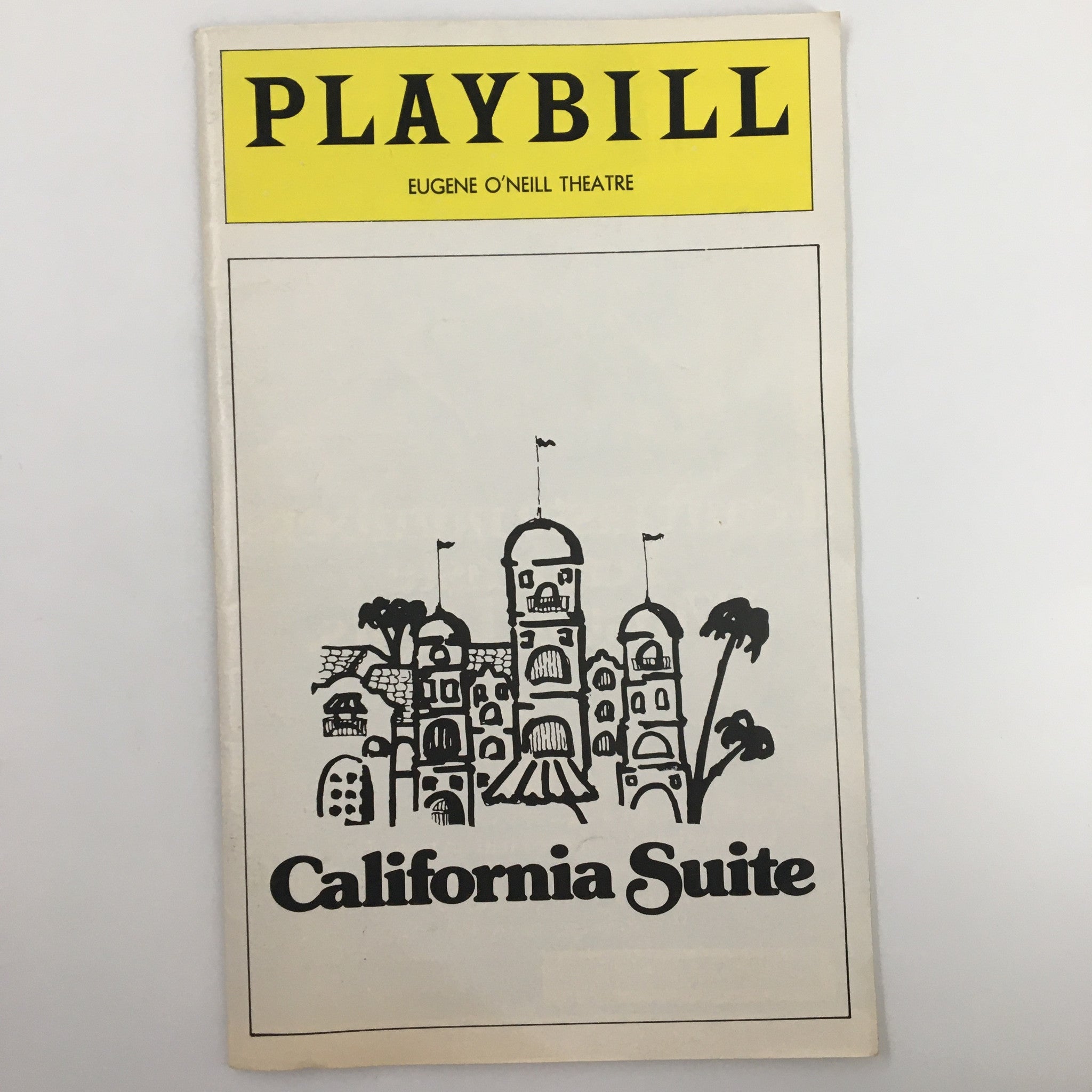 1977 Playbill Eugene O'Neill Theatre Tammy Grimes in California Suite Gene Saks