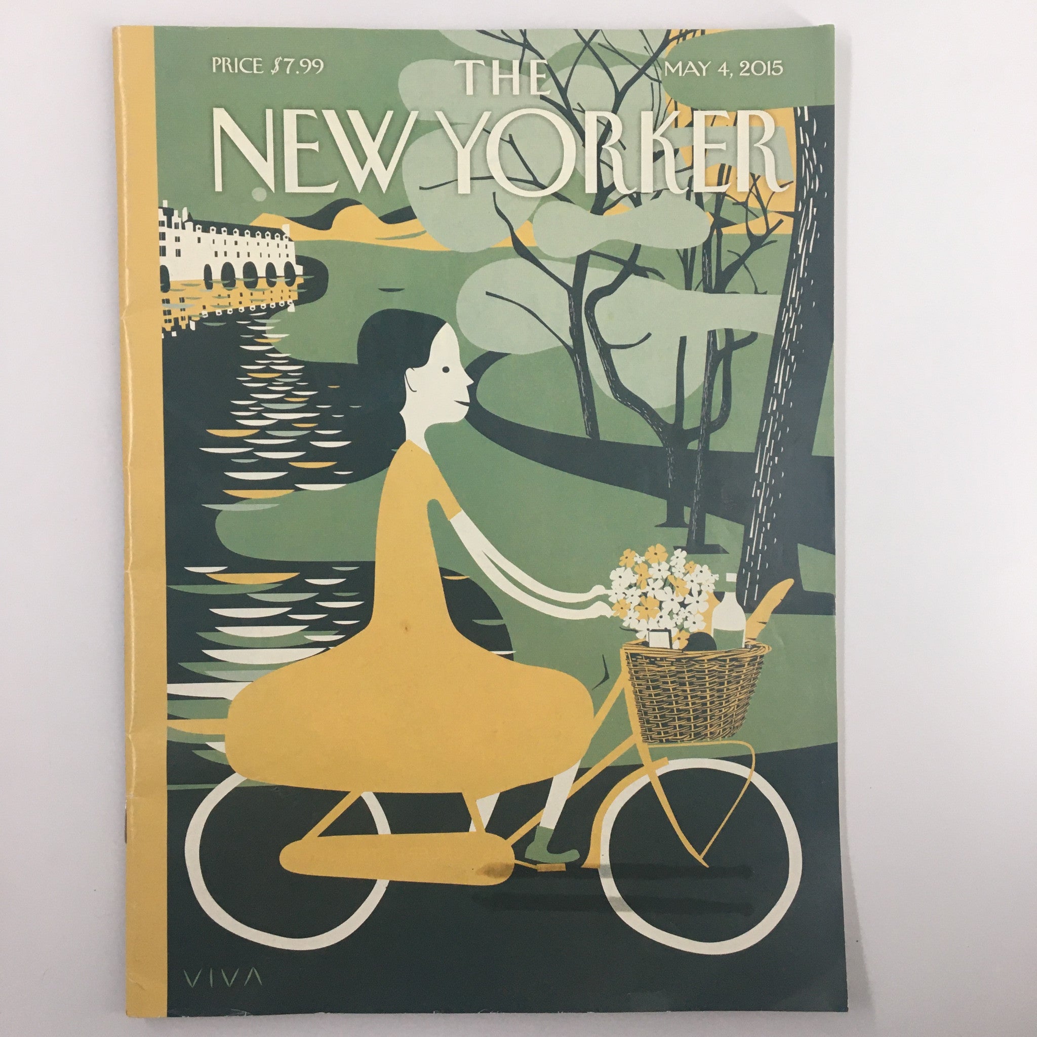 The New Yorker Magazine May 4 2015 Golden Hour by Frank Viva No Label