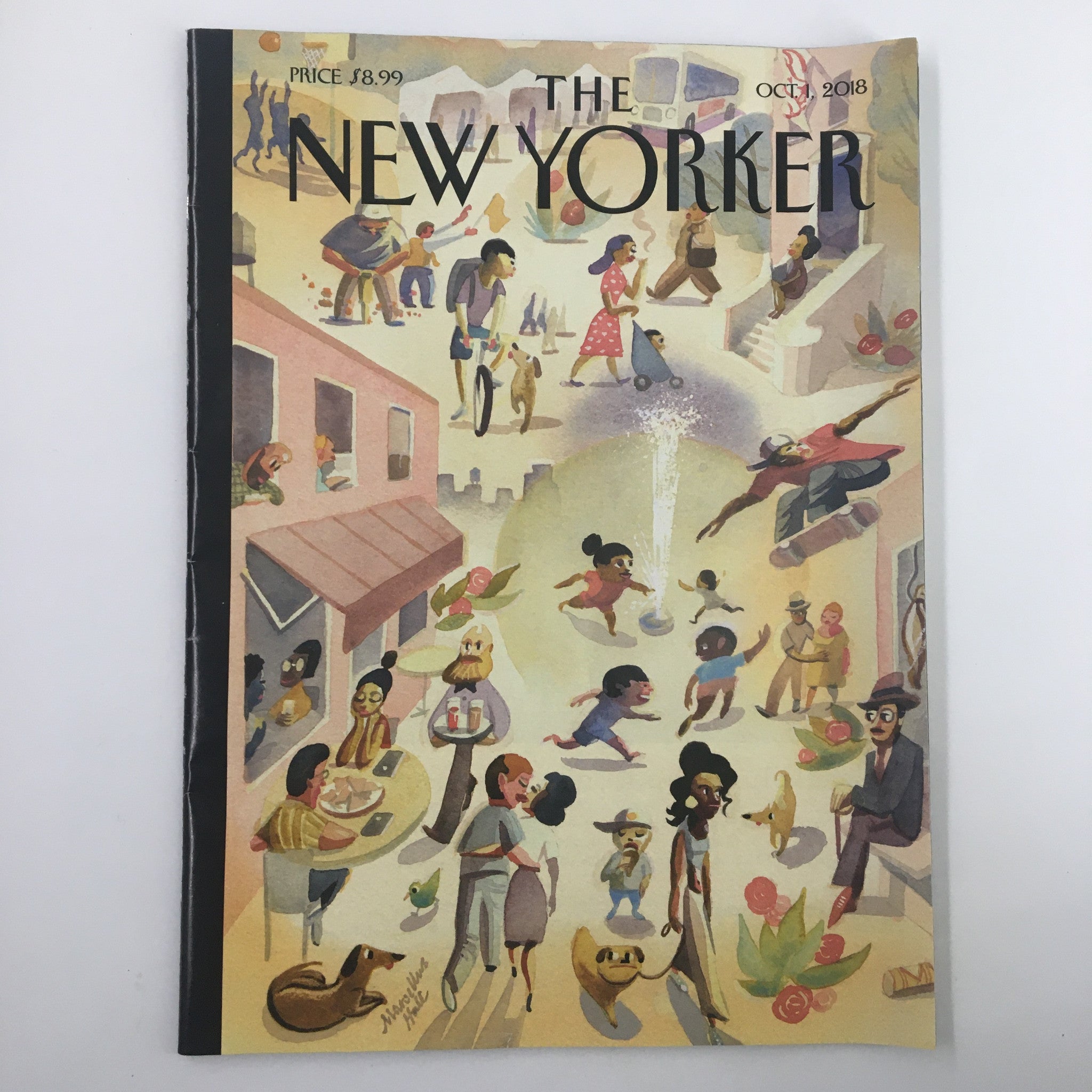 The New Yorker Magazine October 1 2018 Lower East Side Marcellus Hall No Label