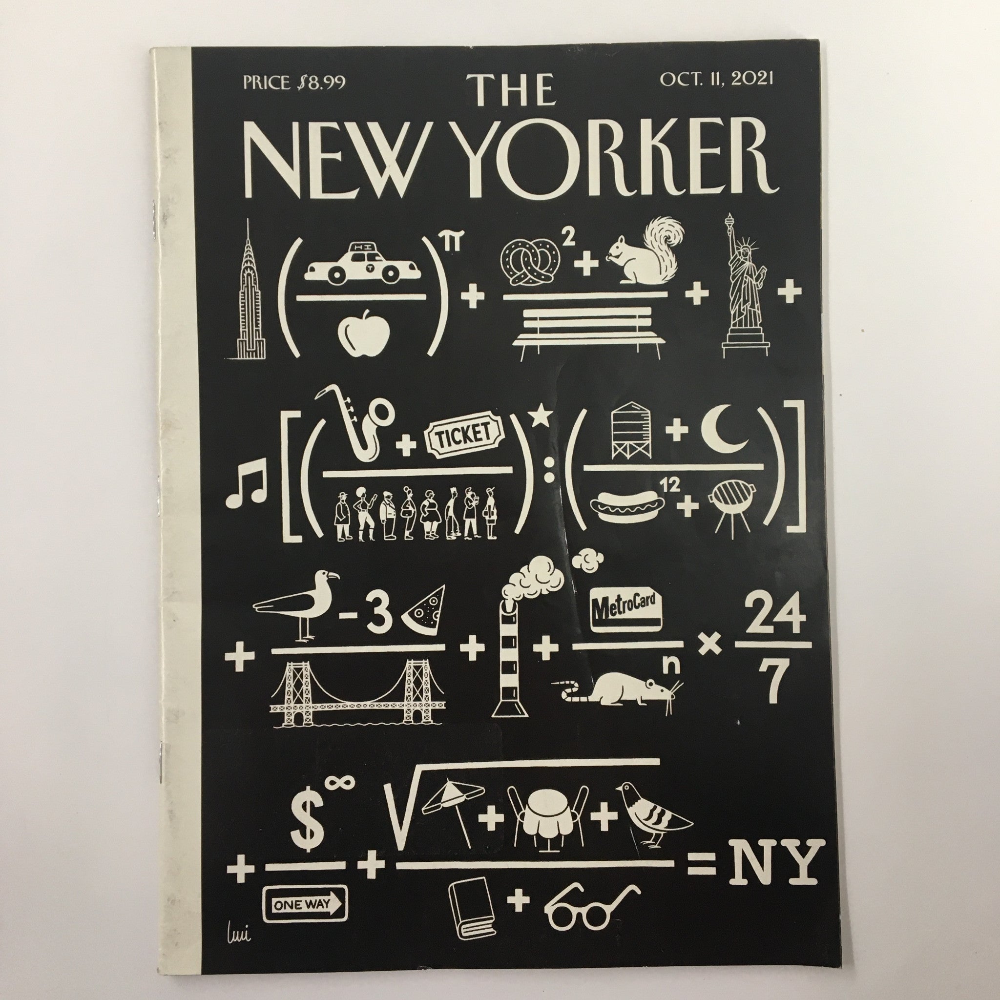 The New Yorker Magazine October 11 2021 Magic Formula Cover by Luci Guitierrez