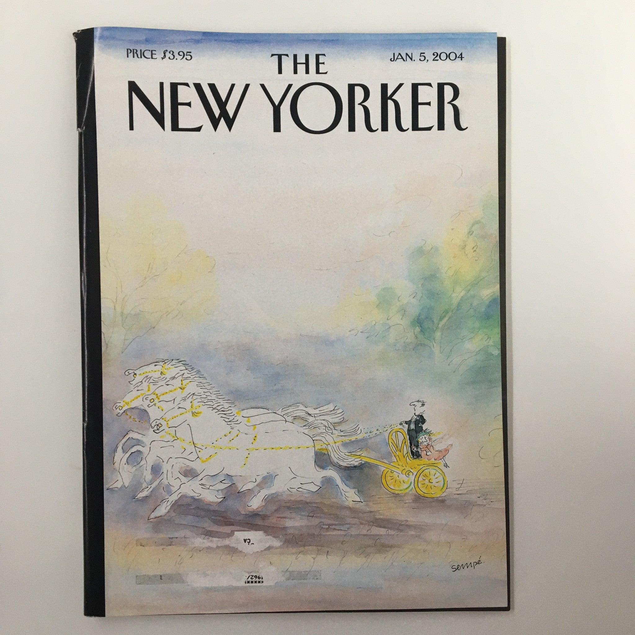 The New Yorker Magazine January 5 2004 A Kind of Happiness by Jean-Jacques Sempé