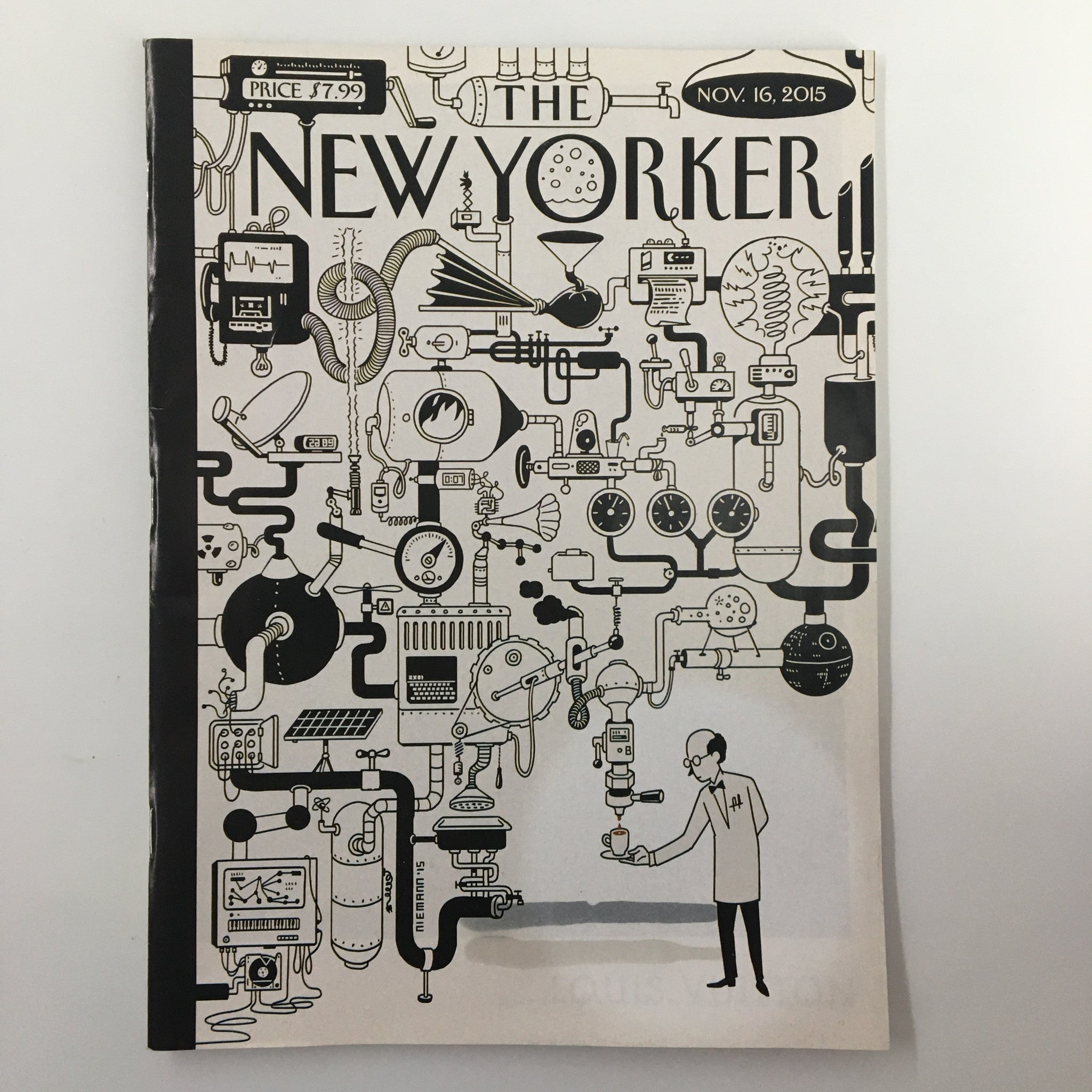 The New Yorker Magazine November 16 2015 Coffee Break by Christoph Niemann