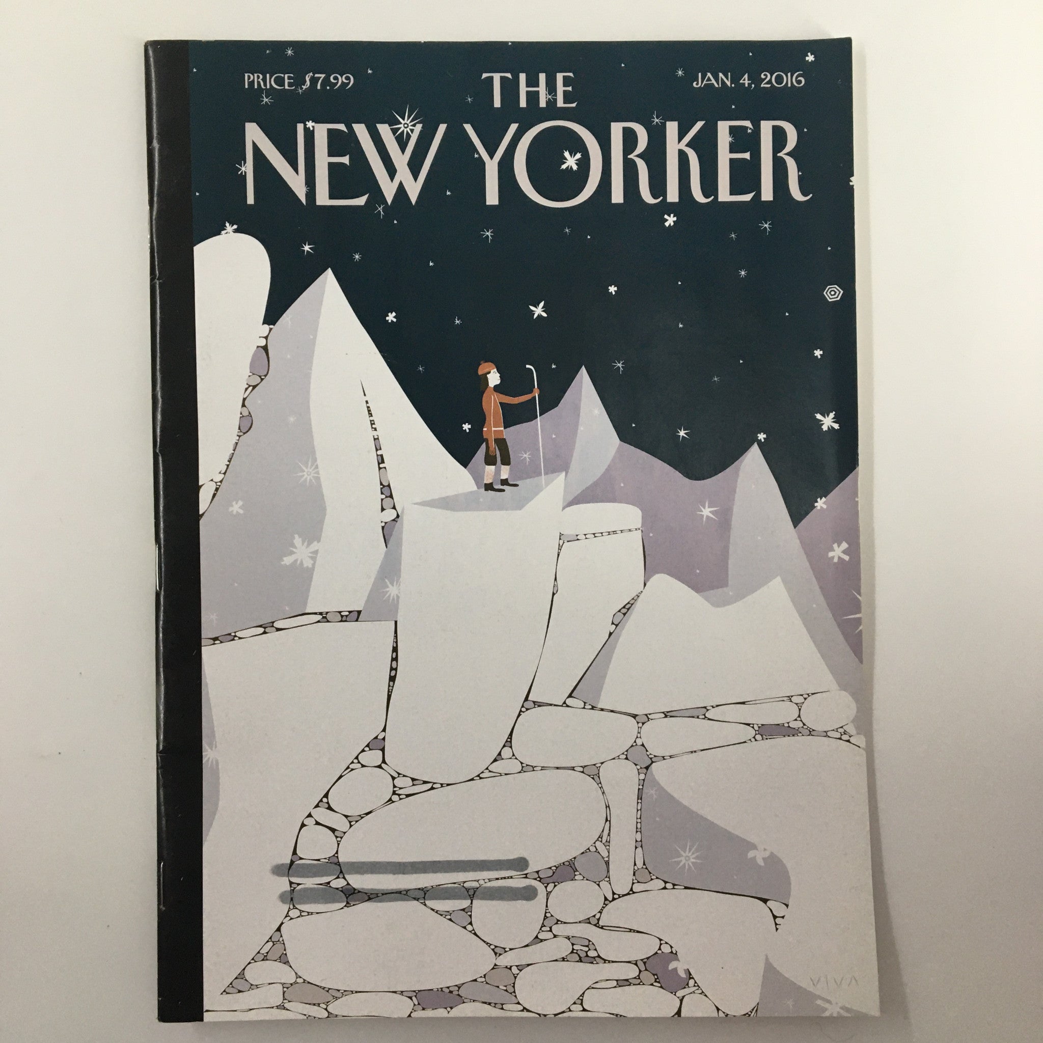 The New Yorker Magazine January 4 2016 The Long View by Frank Viva