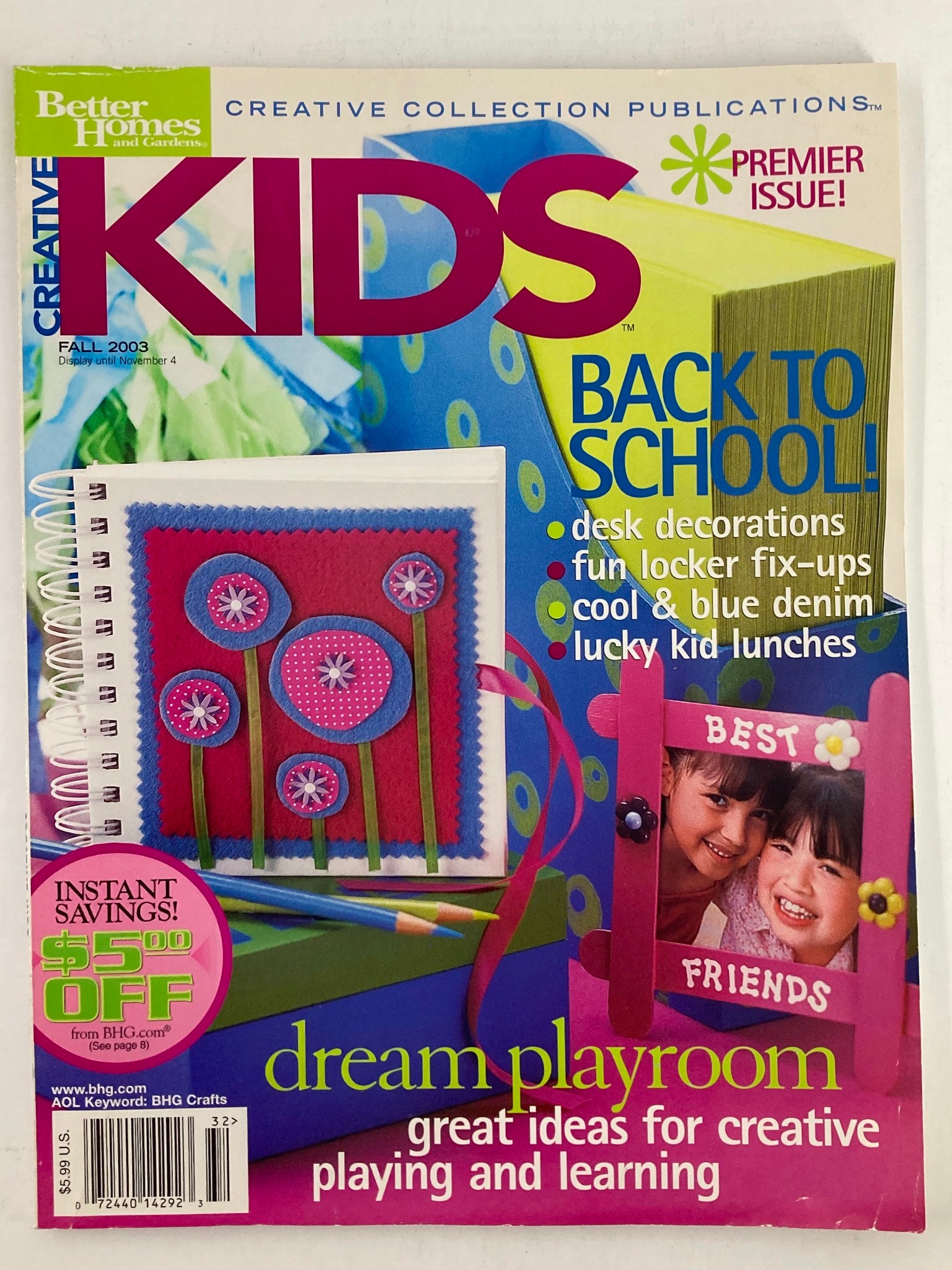 Better Homes & Garden Creative Kids Magazine Fall 2003 Dream Playroom No Label