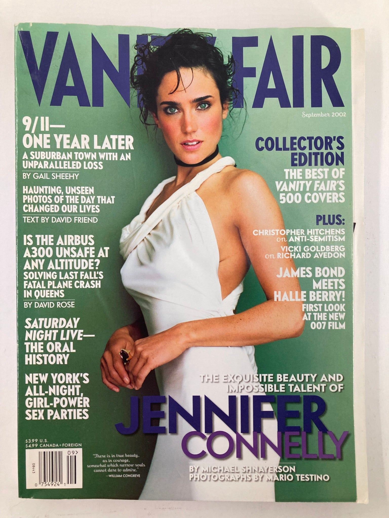 Vanity Fair Magazine September 2002 Jennifer Connelly Cover No Label