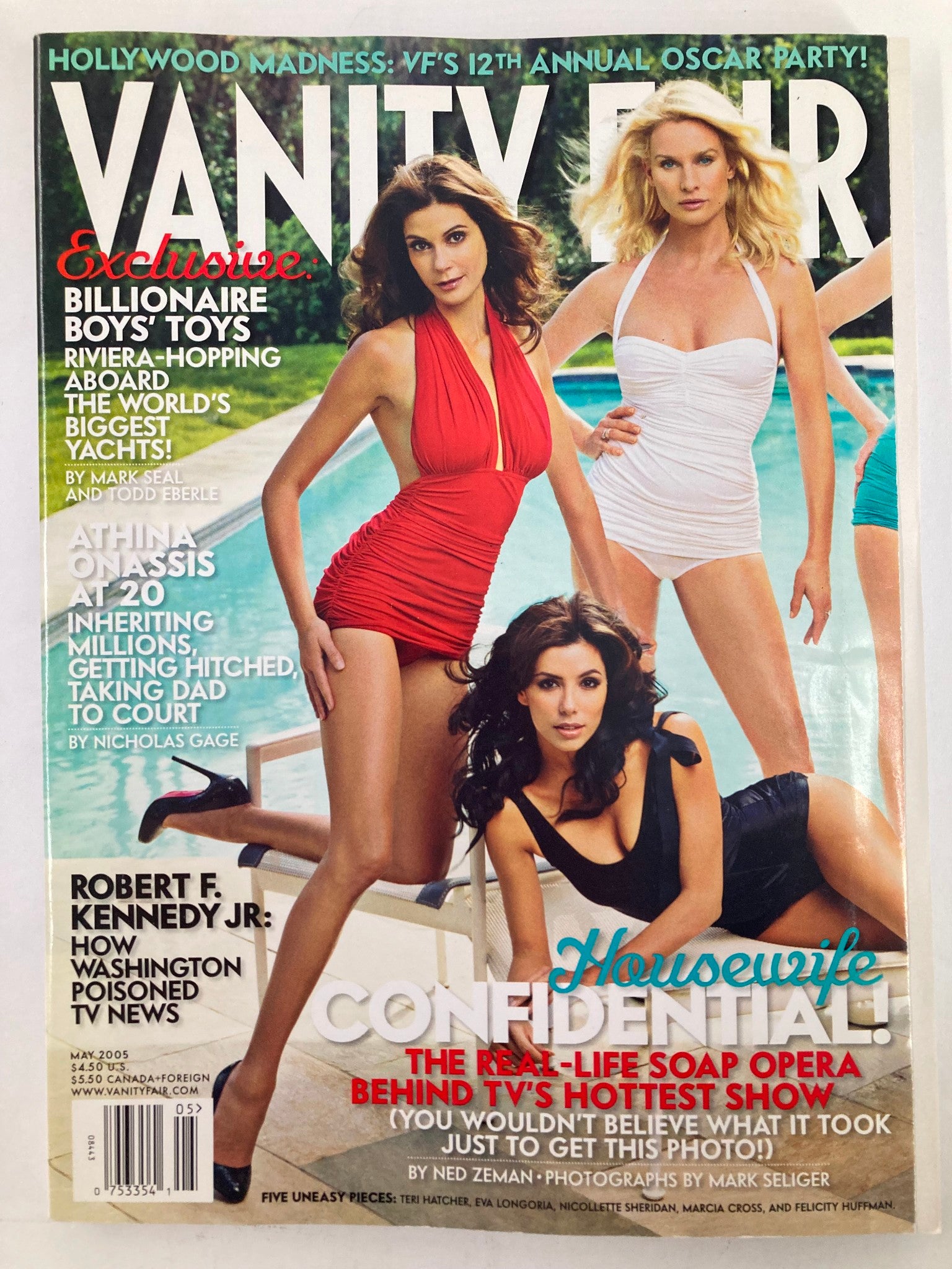 Vanity Fair Magazine May 2005 Teri Hatcher, Eva Longoria, Marcia Cross No Label