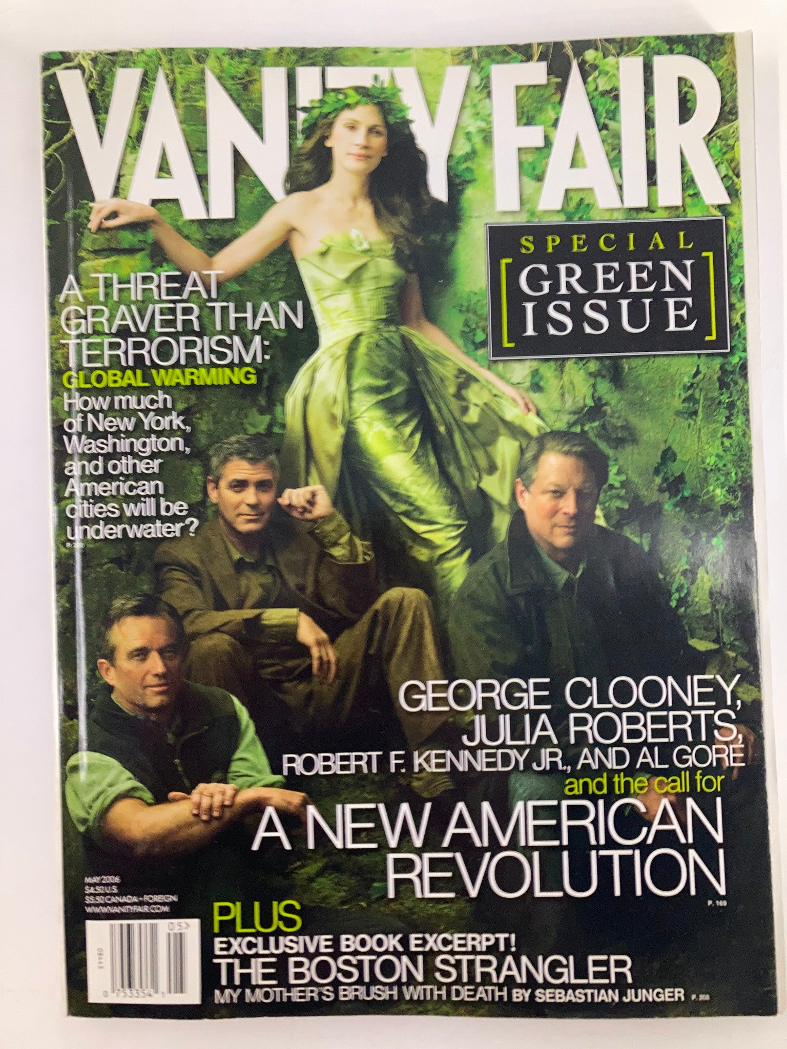 Vanity Fair Magazine May 2006 George Clooney, Julia Roberts, Al Gore No Label