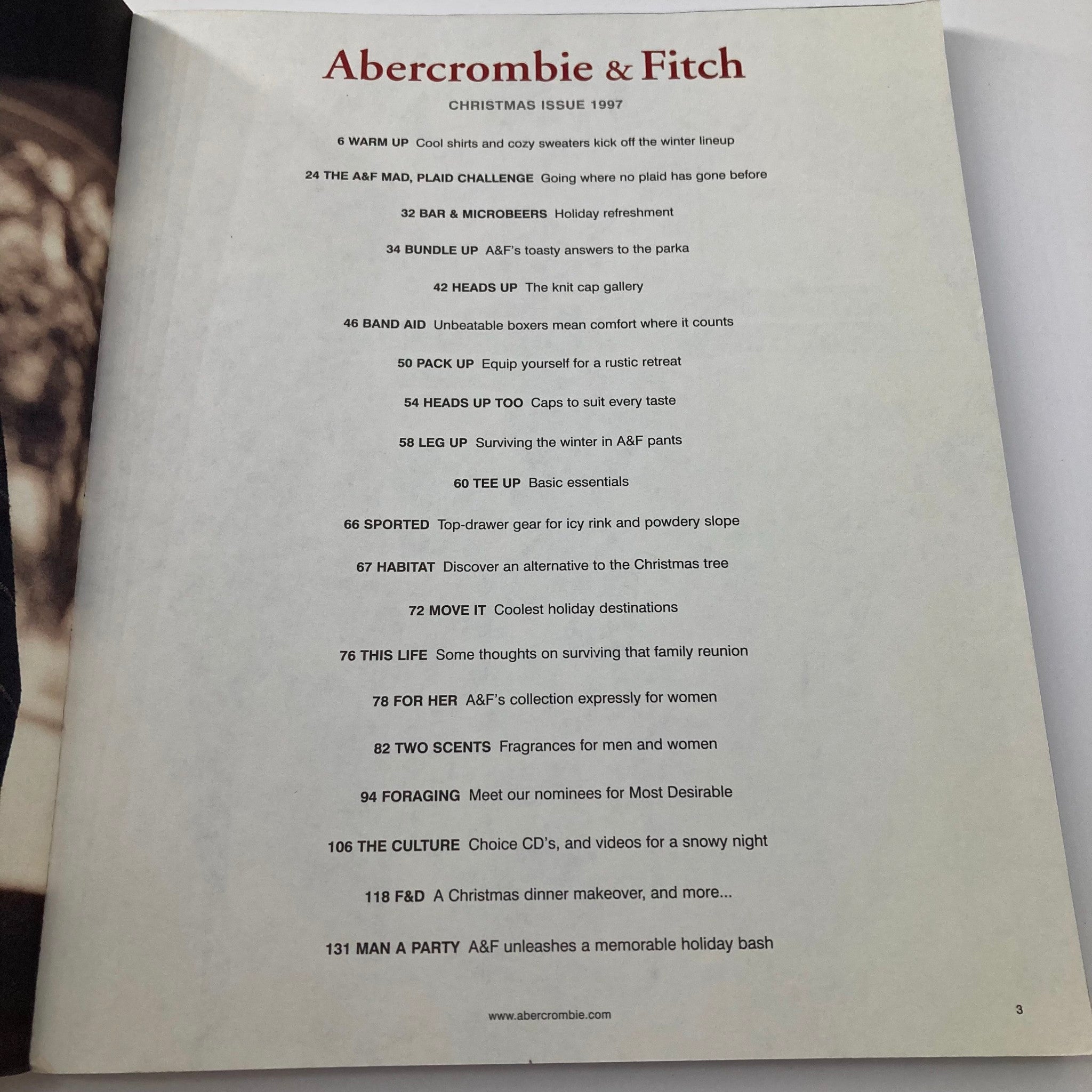 Abercrombie & Fitch 1997 Christmas Catalog Tom Welling & Ashton Kutcher