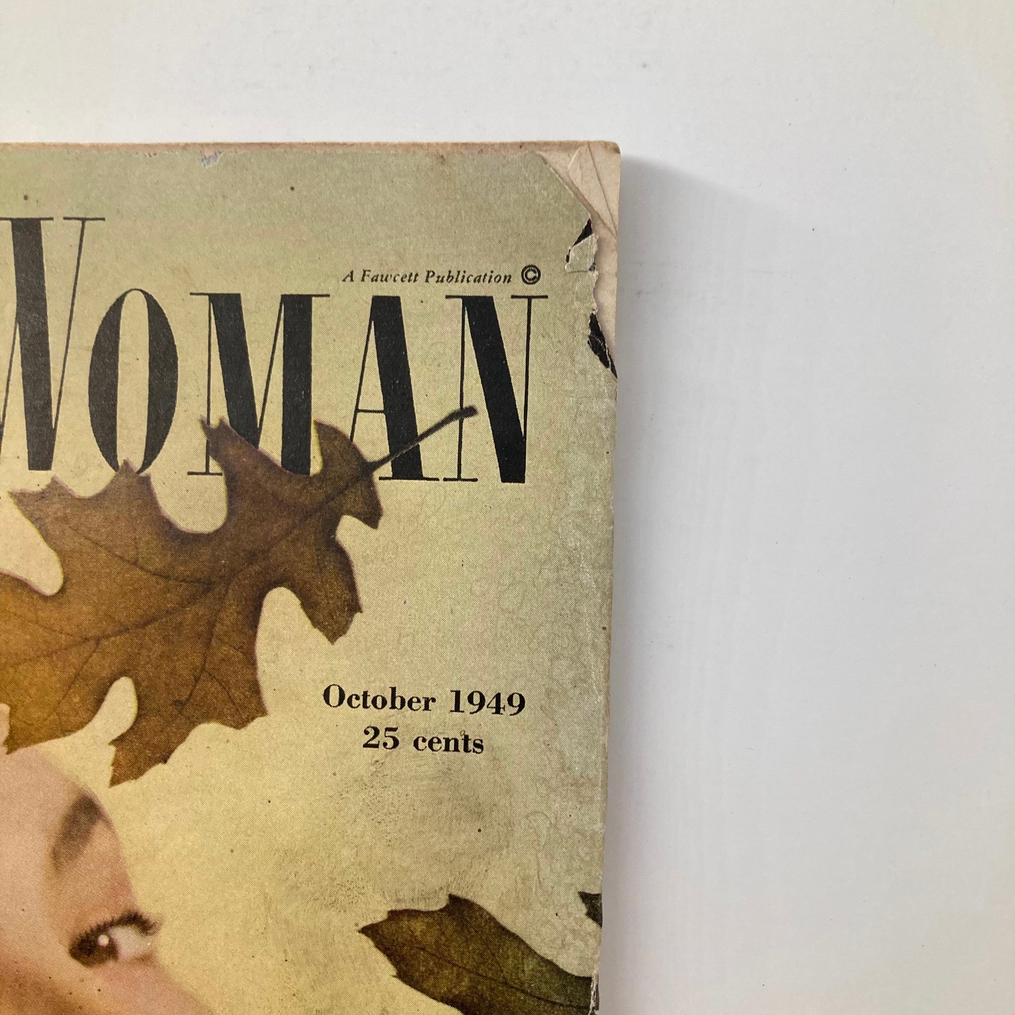 VTG Today's Woman Magazine October 1949 A Place of Temptaion GD Interior