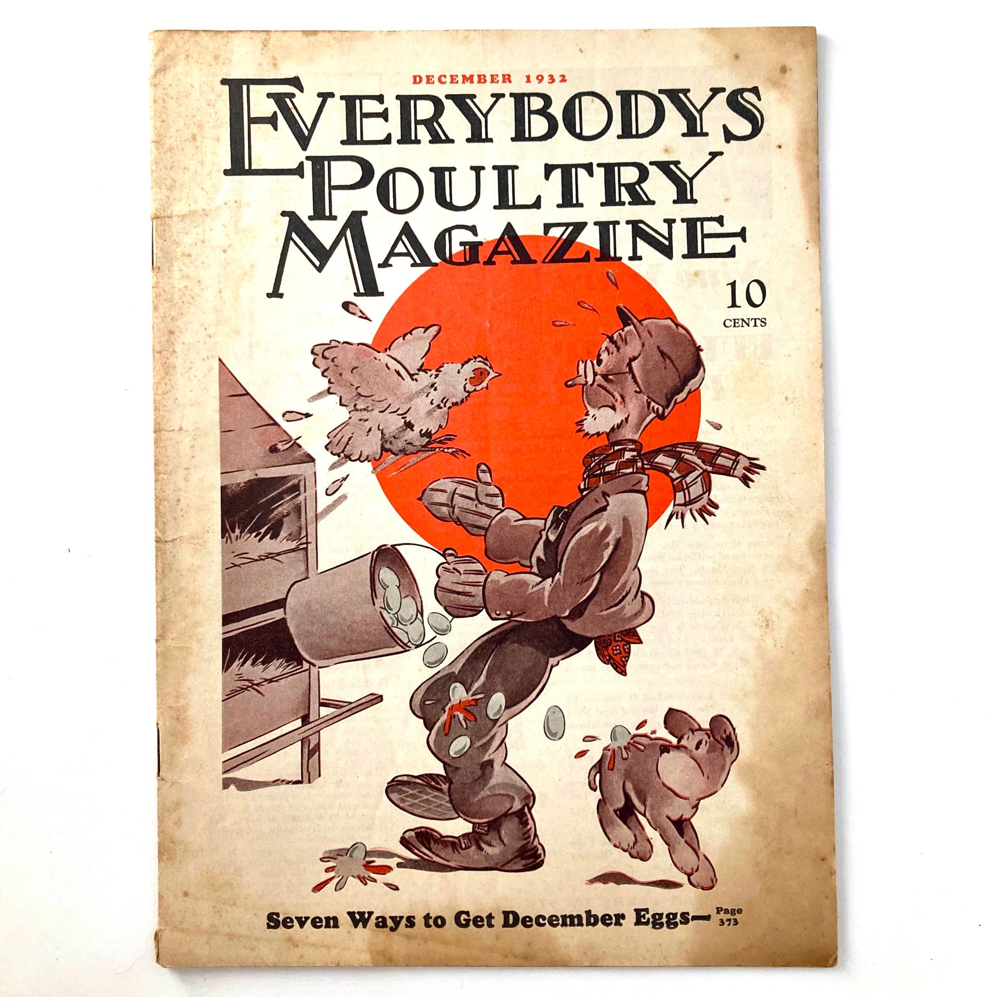 Everybodys Poultry Magazine December 1932 Seven Ways to Get December Eggs