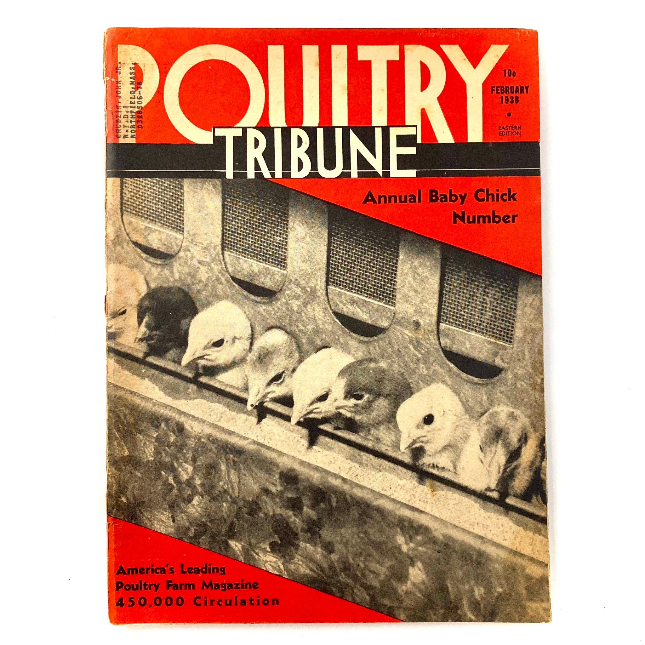 Poultry Tribune Magazine February 1938 Annual Baby Chick Number Eastern Ed.